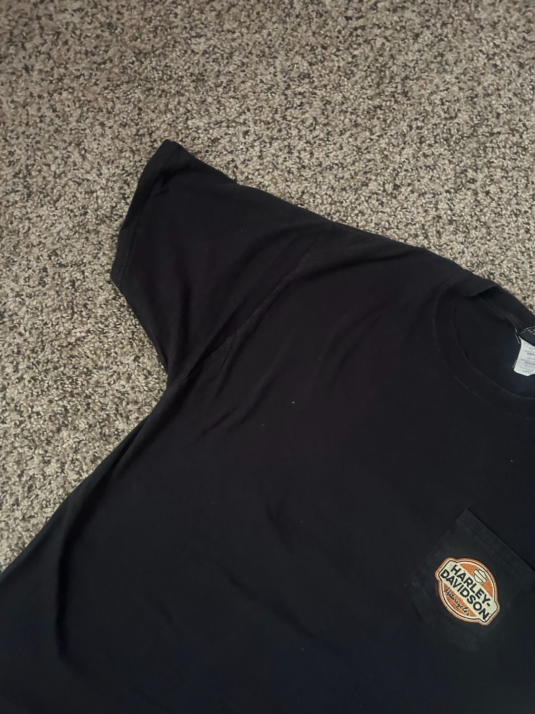 Harley Davidson Pocket T-Shirt Black 7
