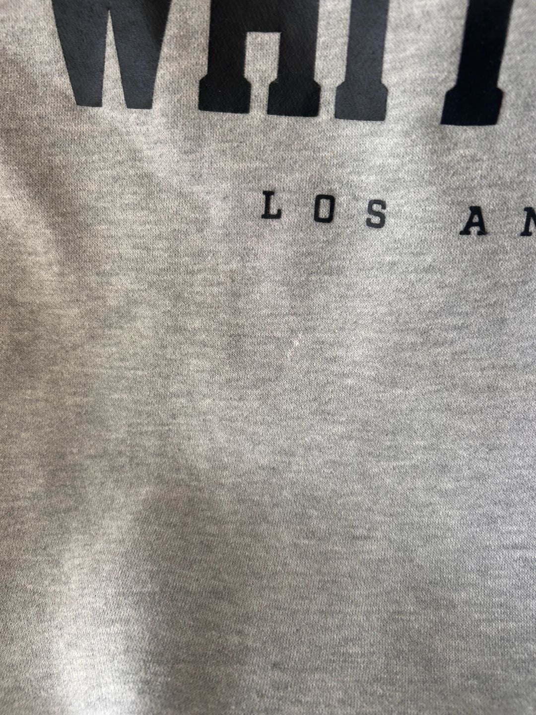White Fox Los Angeles 1/4 Zip Pullover Sweatshirt Size S/M Gray 5
