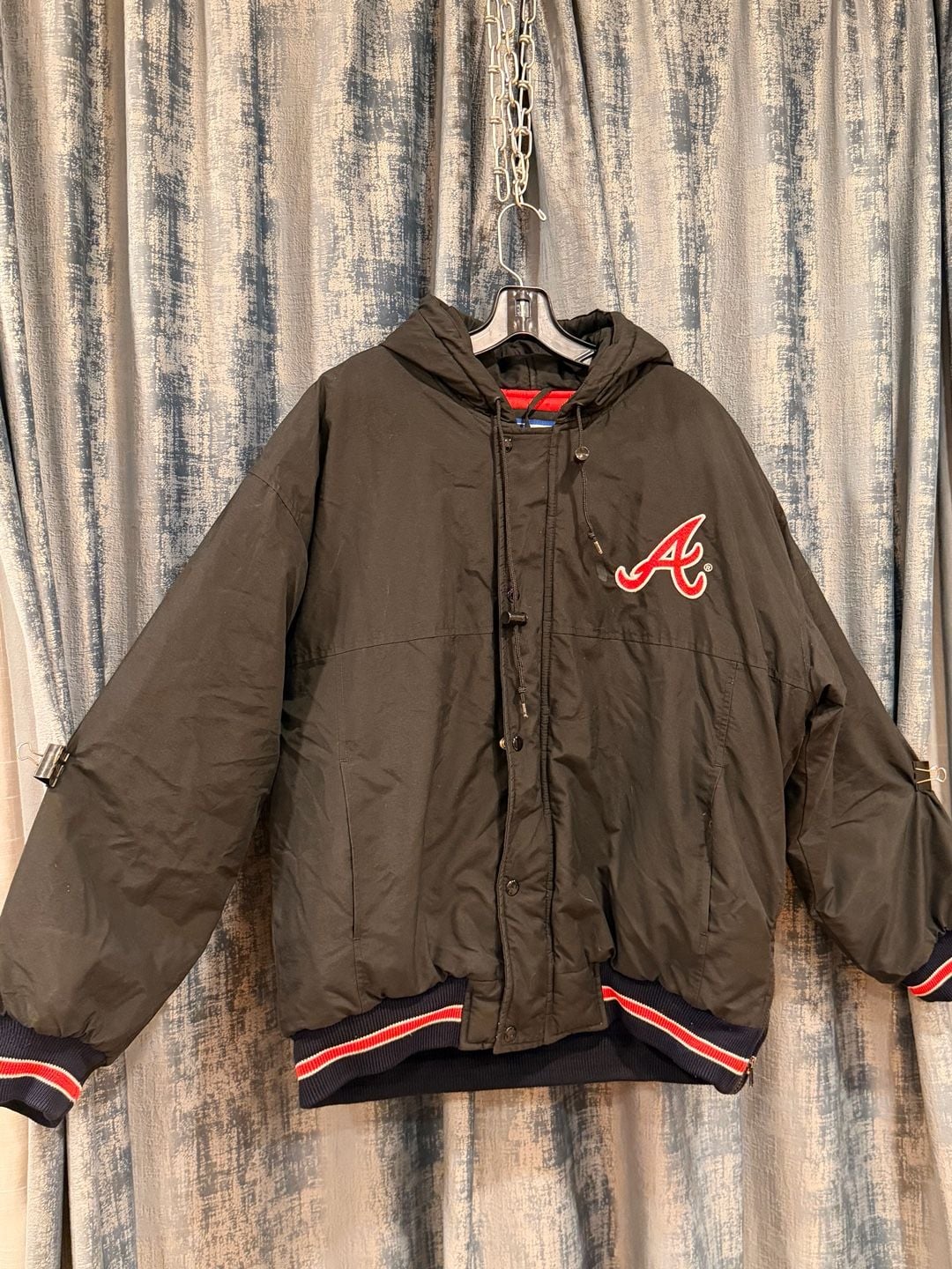Vintage Atlanta Braves Nike Starter Winter Jacket Mint Thick 2