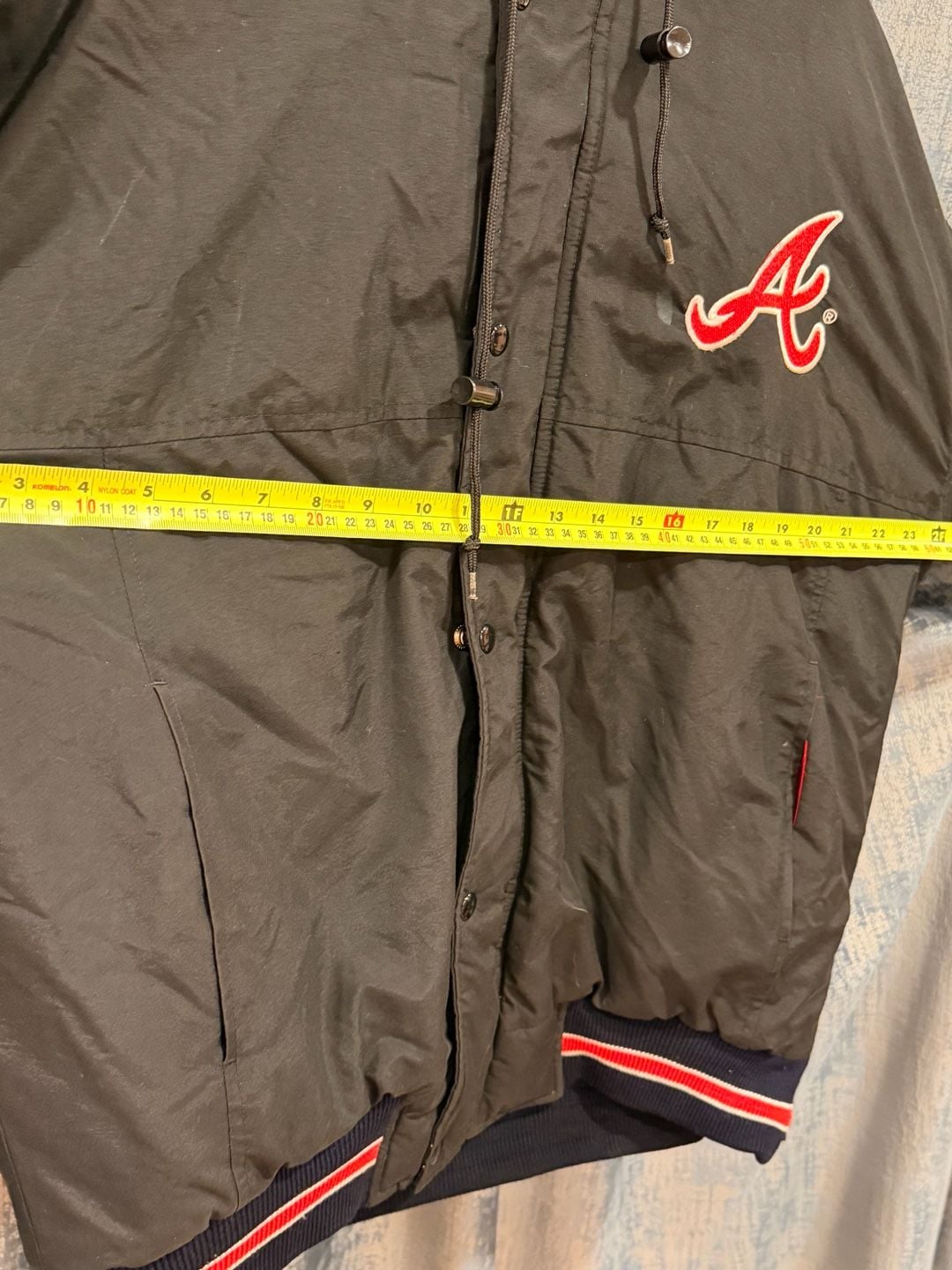 Vintage Atlanta Braves Nike Starter Winter Jacket Mint Thick 5