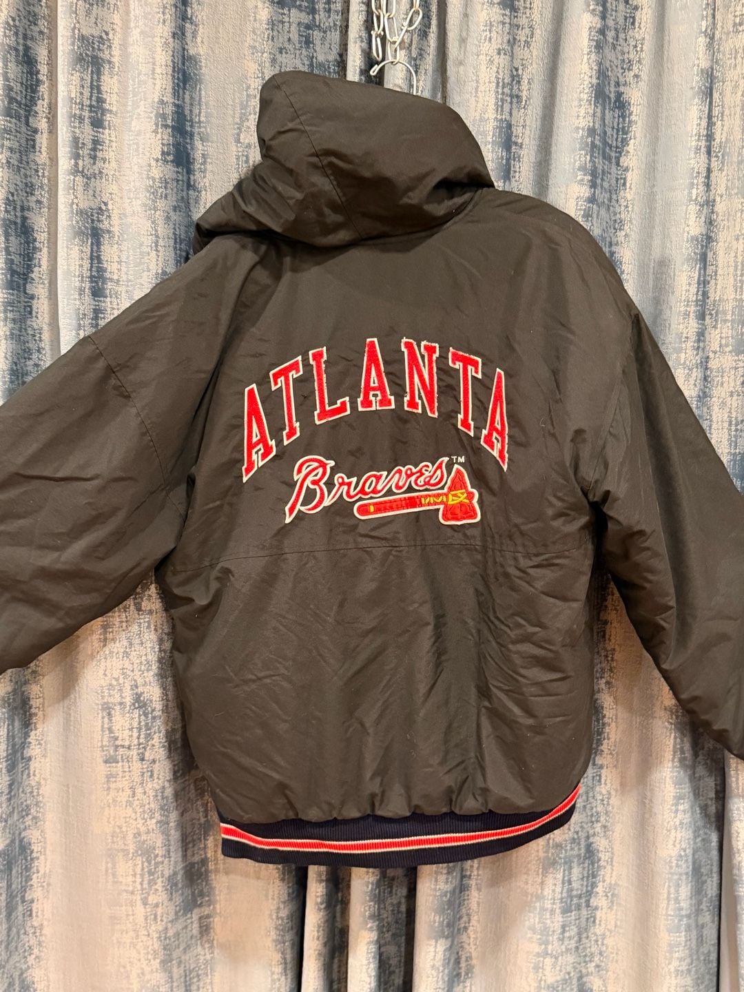Vintage Atlanta Braves Nike Starter Winter Jacket Mint Thick 12