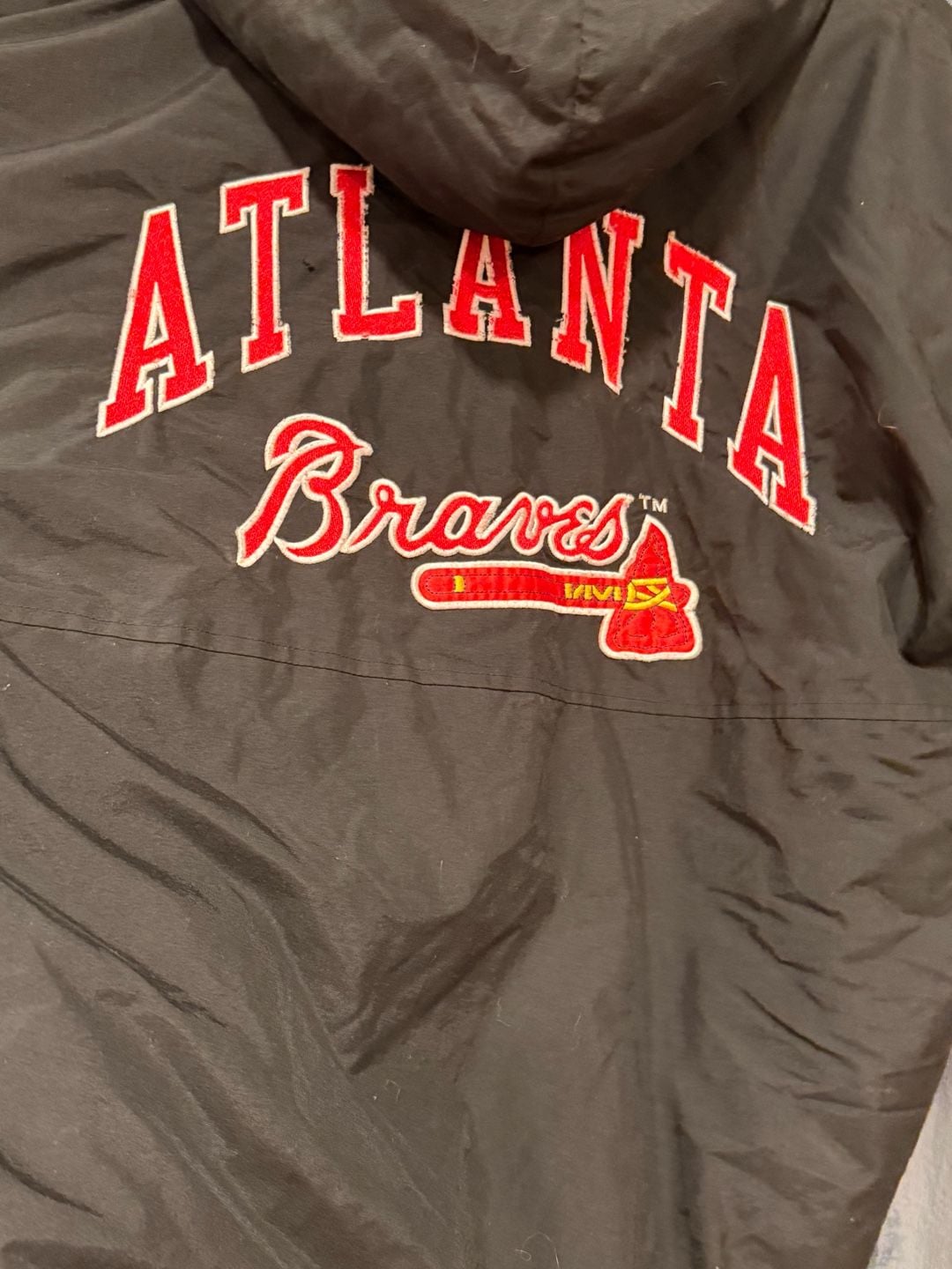 Vintage Atlanta Braves Nike Starter Winter Jacket Mint Thick 14