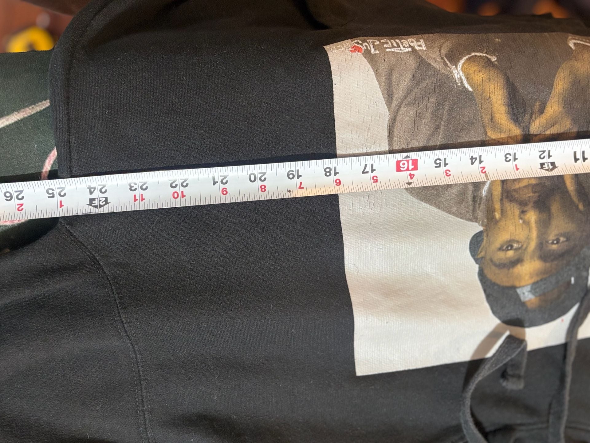 Poetic Justice Tupac Graphic Print Black Hoodie 5