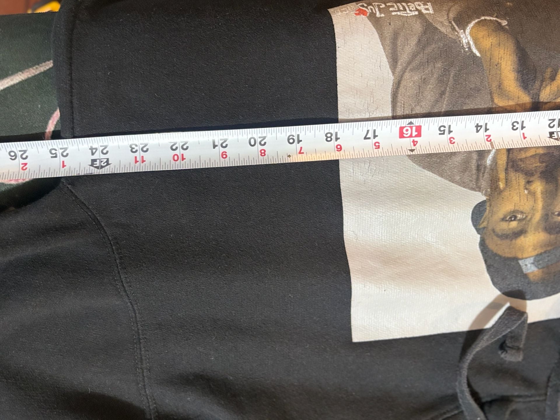 Poetic Justice Tupac Graphic Print Black Hoodie 6