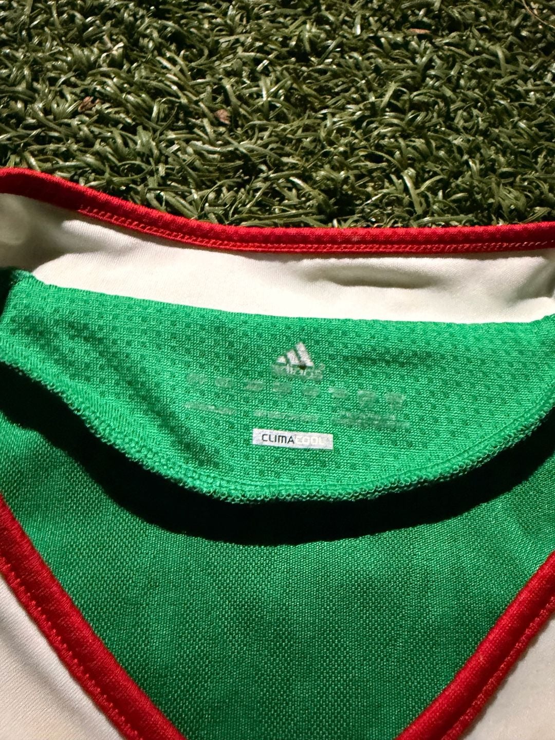 Adidas Mexico Soccer Jersey Long Sleeve Size S 4