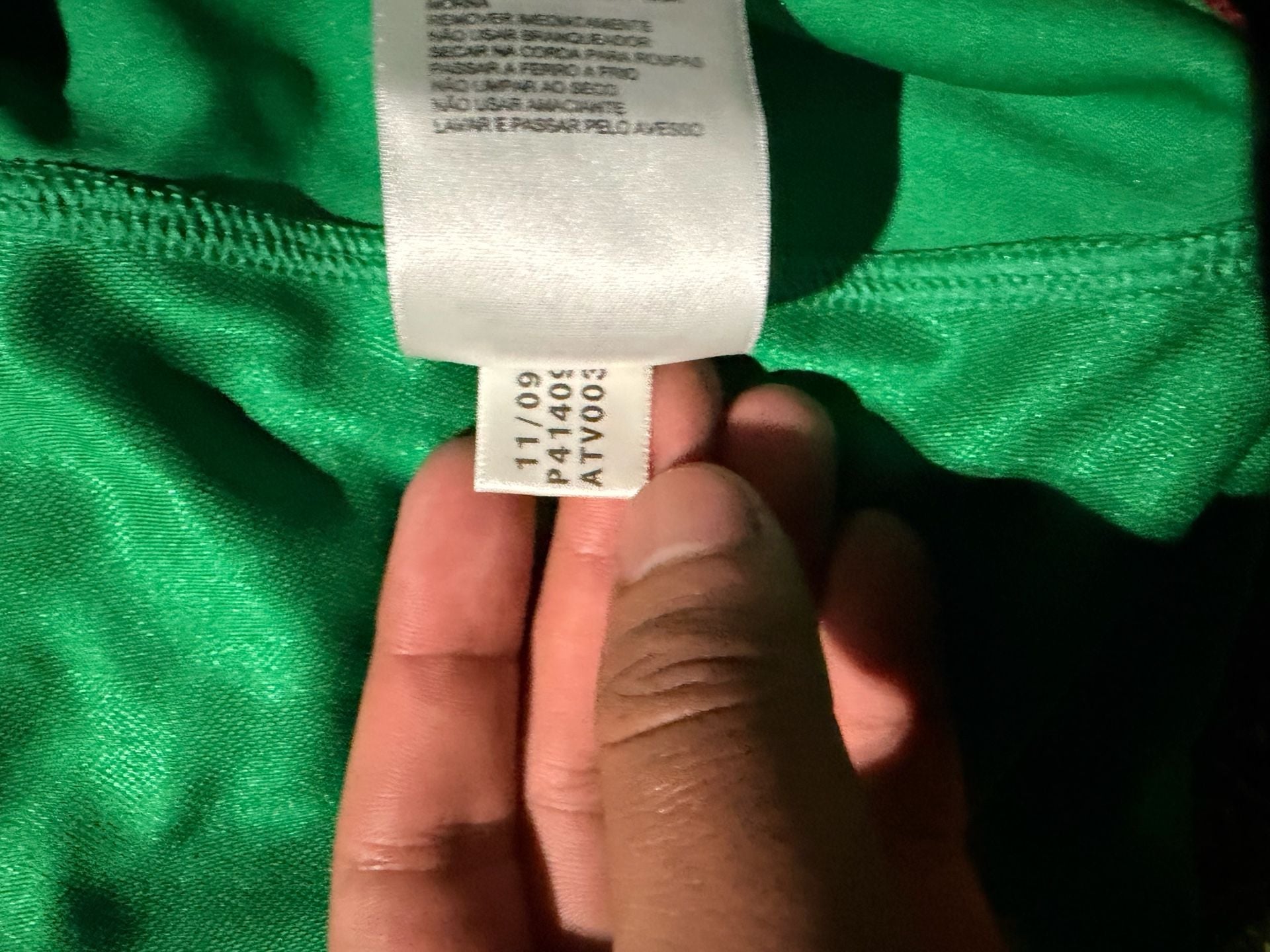 Adidas Mexico Soccer Jersey Long Sleeve Size S 5
