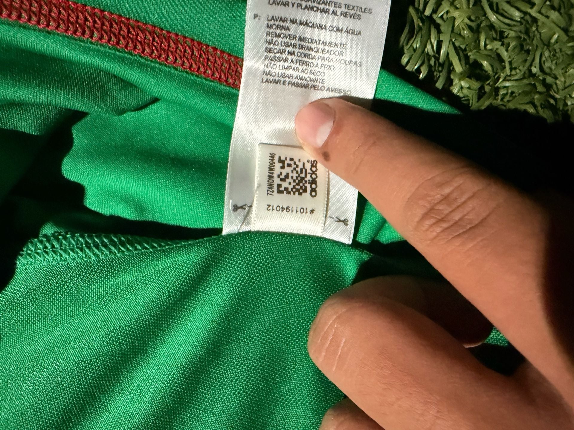 Adidas Mexico Soccer Jersey Long Sleeve Size S 6