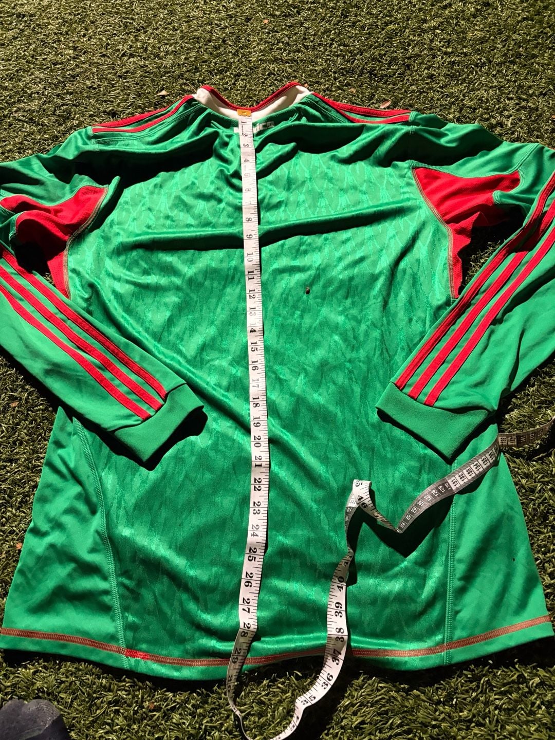 Adidas Mexico Soccer Jersey Long Sleeve Size S 8
