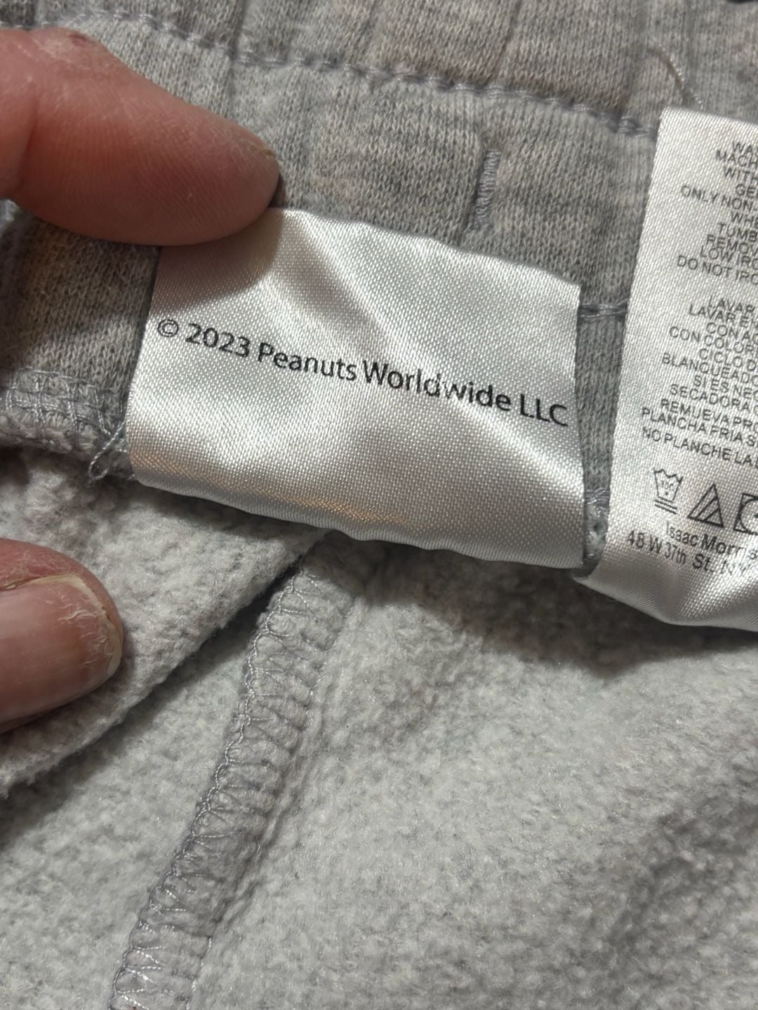 Peanuts Sweatpants Gray Character Graphics 8