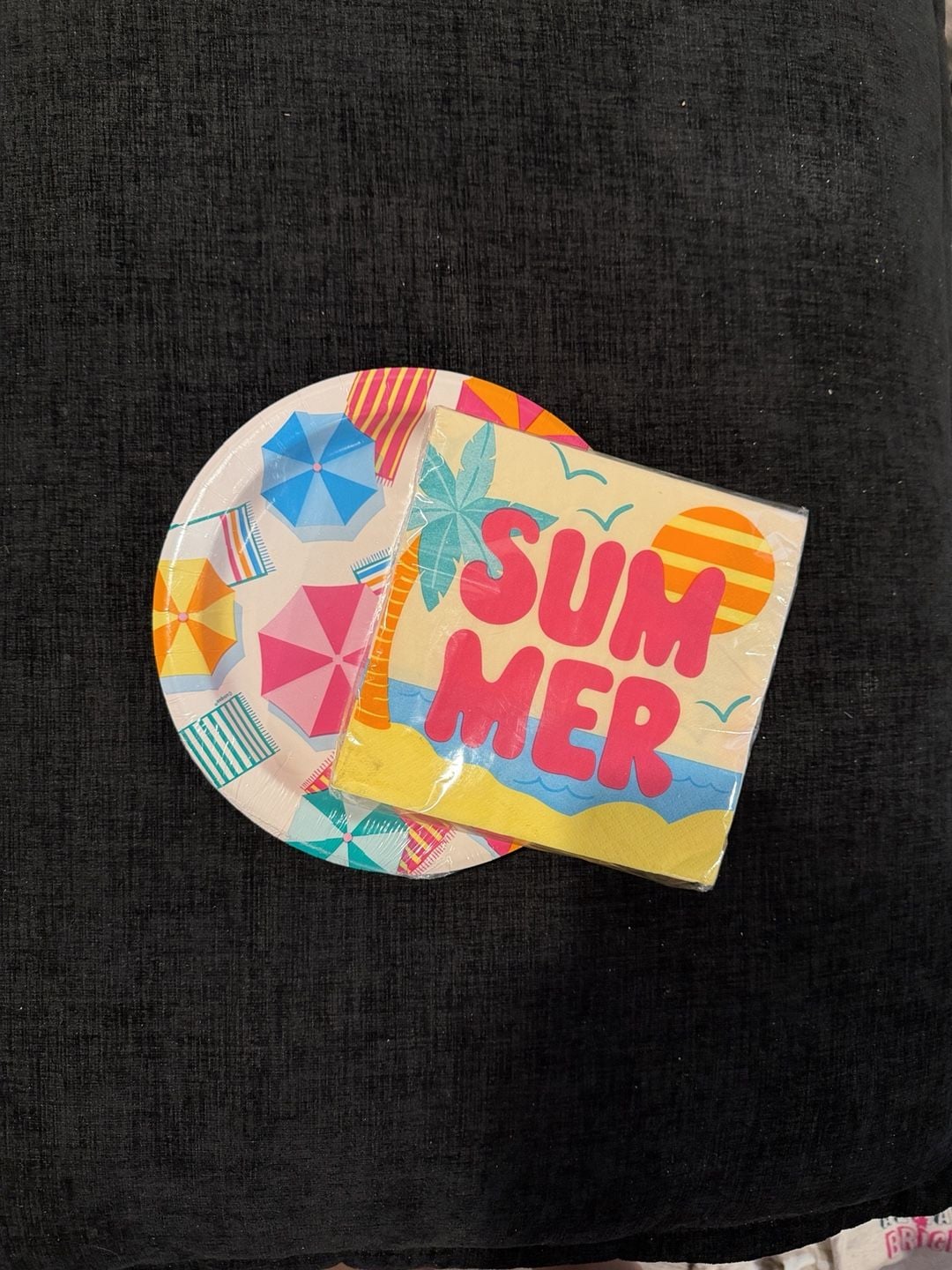 Summer Beach Party Paper Plates And Napkins Set 1