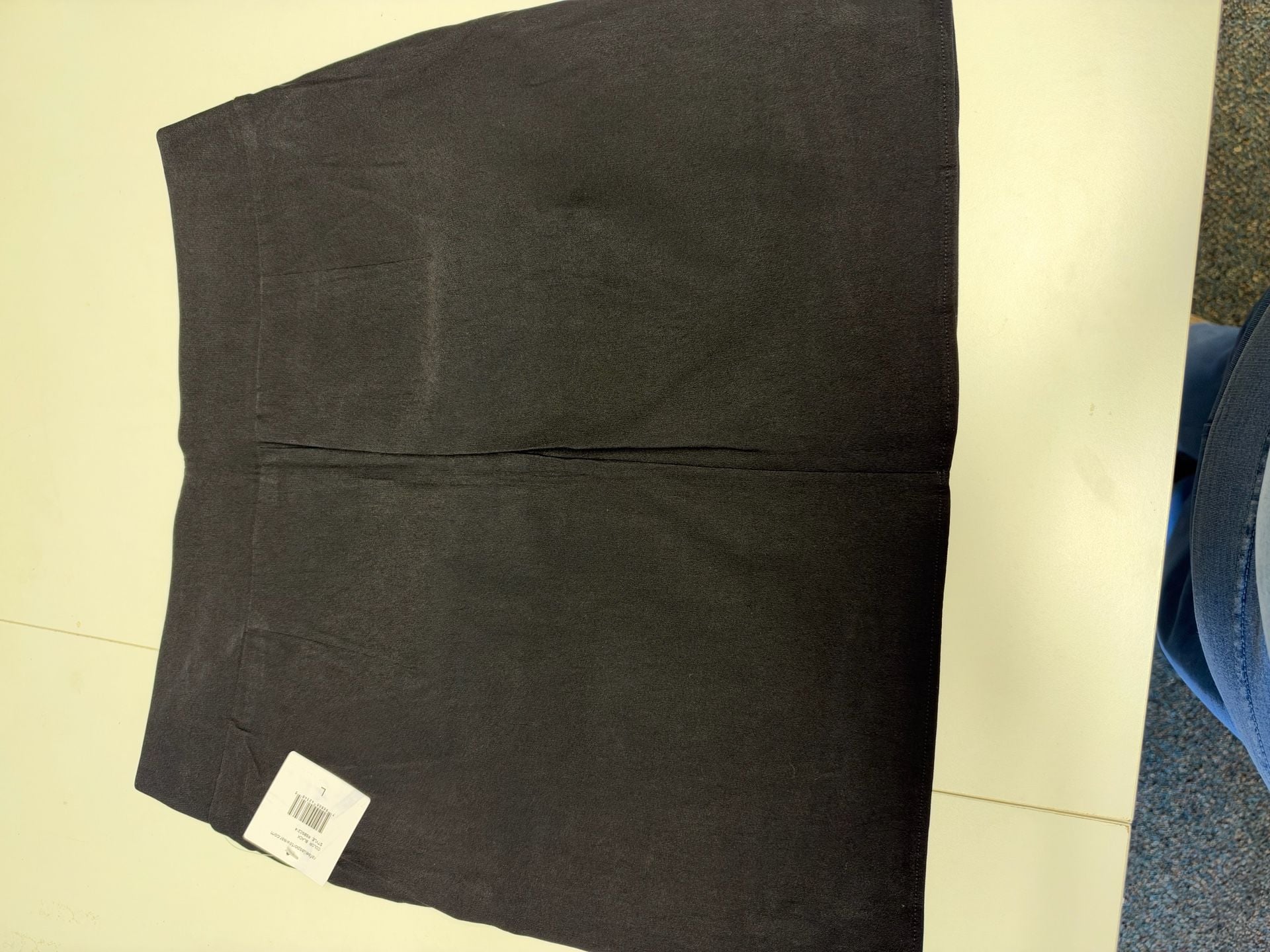 Ella Rafaella Skirt Size L Black Button Accent Wrap 3