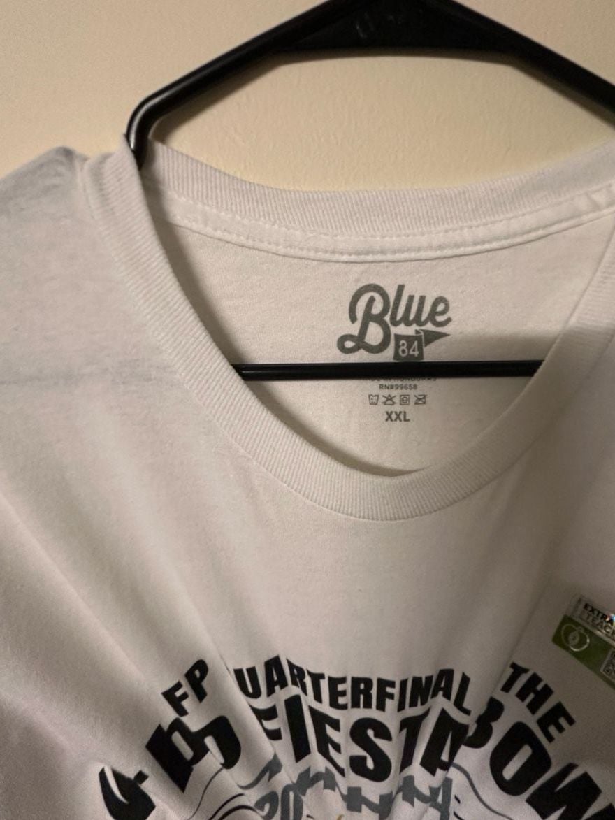 Blue 84 Fiesta Bowl Long Sleeve T-Shirt Size XXL White Penn State Boise State 4