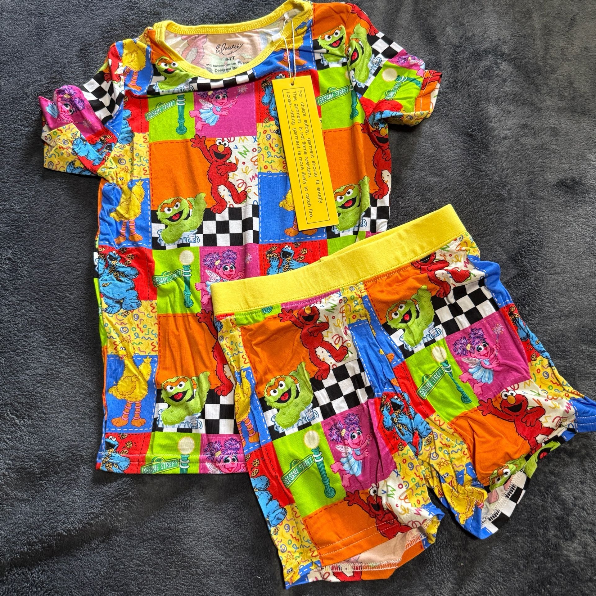 WeiWei Sesame Street Set Size 6-7T 1