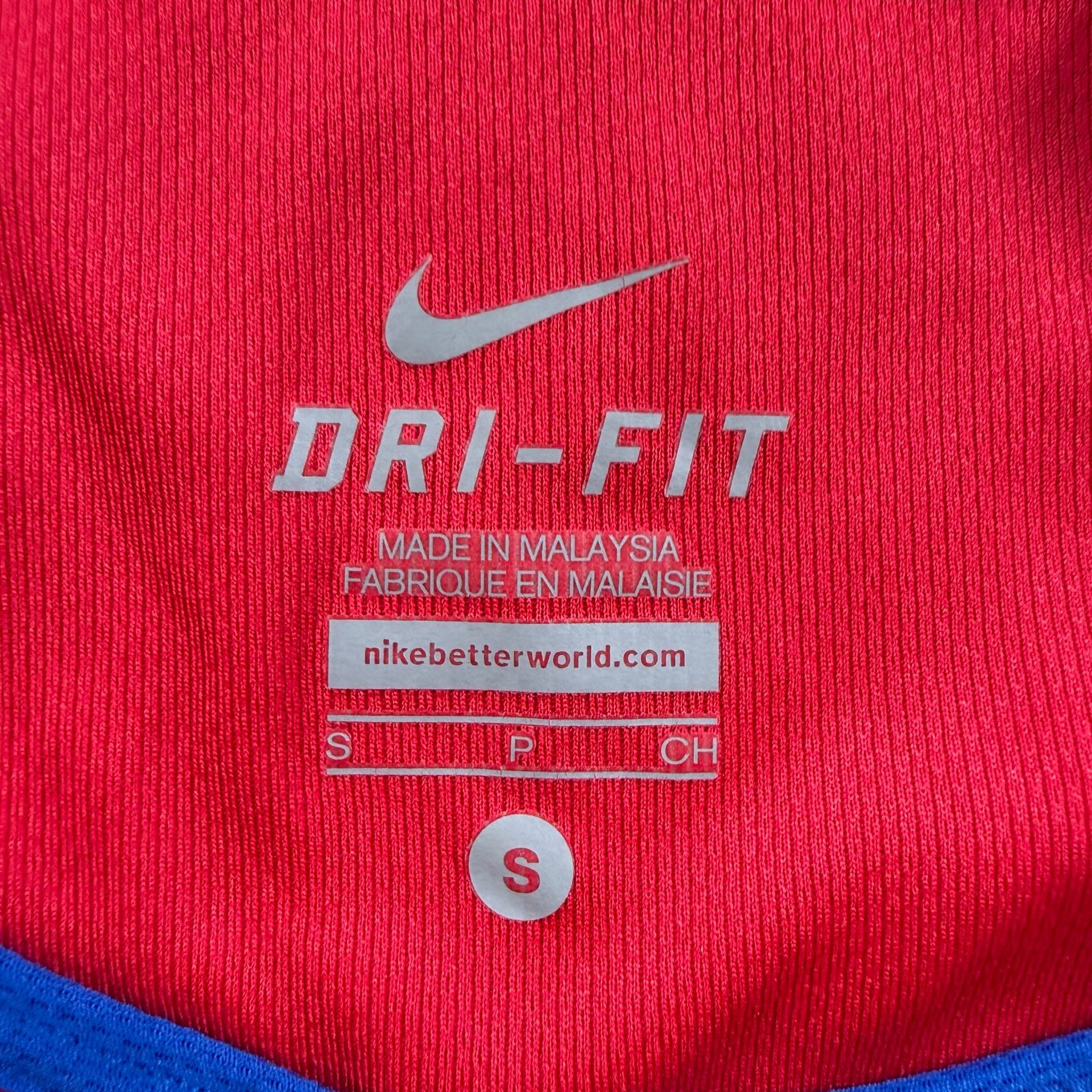 Nike Dri-FIT Women's Small Pink Yellow Blue Long Sleeve Running Athletic Shirt 5