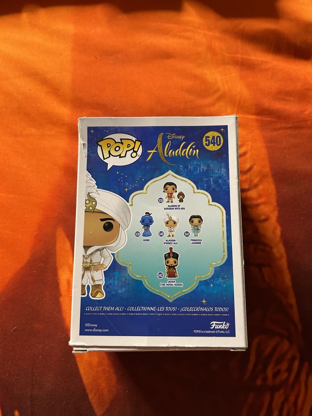 Funko Pop Disney Aladdin Prince Ali Vinyl Figure 540 3