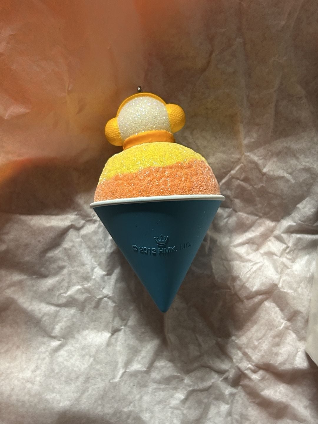 Hallmark Keepsake 2012 Mom Snow Cone Christmas Ornament 3