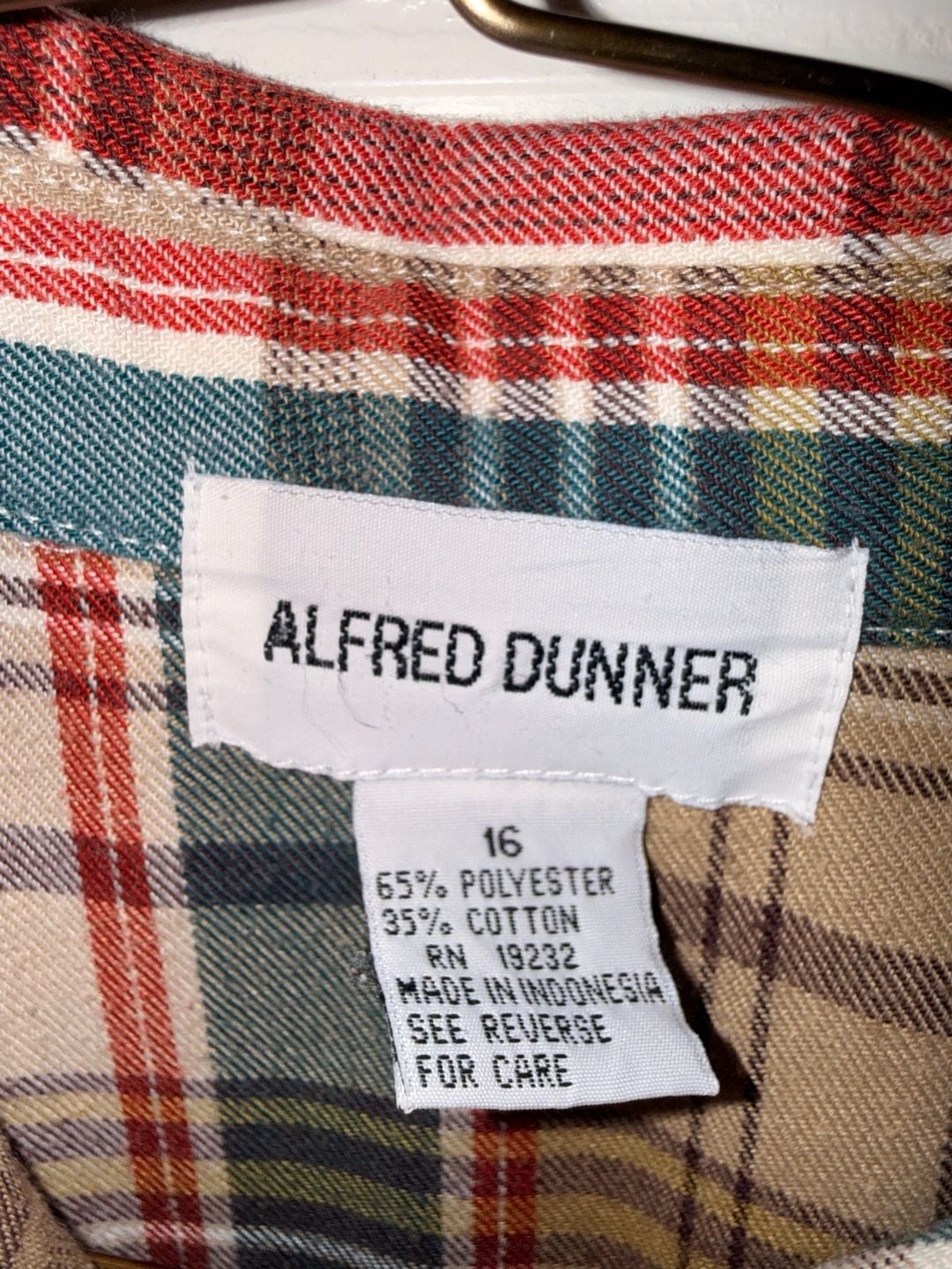Alfred Dunner Plaid Button-Down Shirt 3