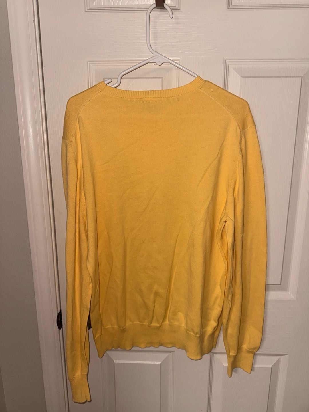 Old Navy Sweater Size XL Yellow Crewneck Long Sleeve 4