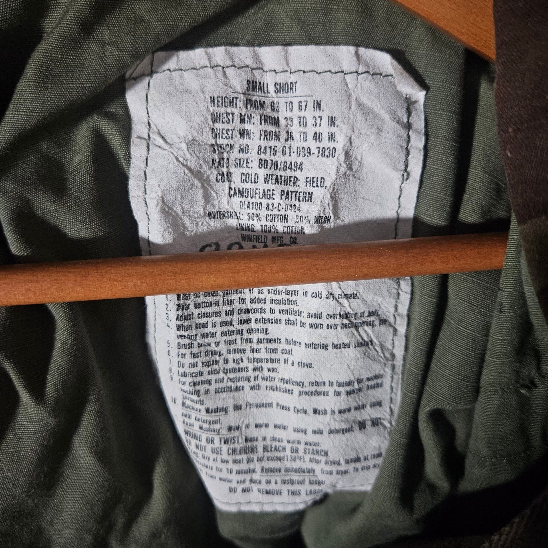 US Army Camouflage Field Jacket 5