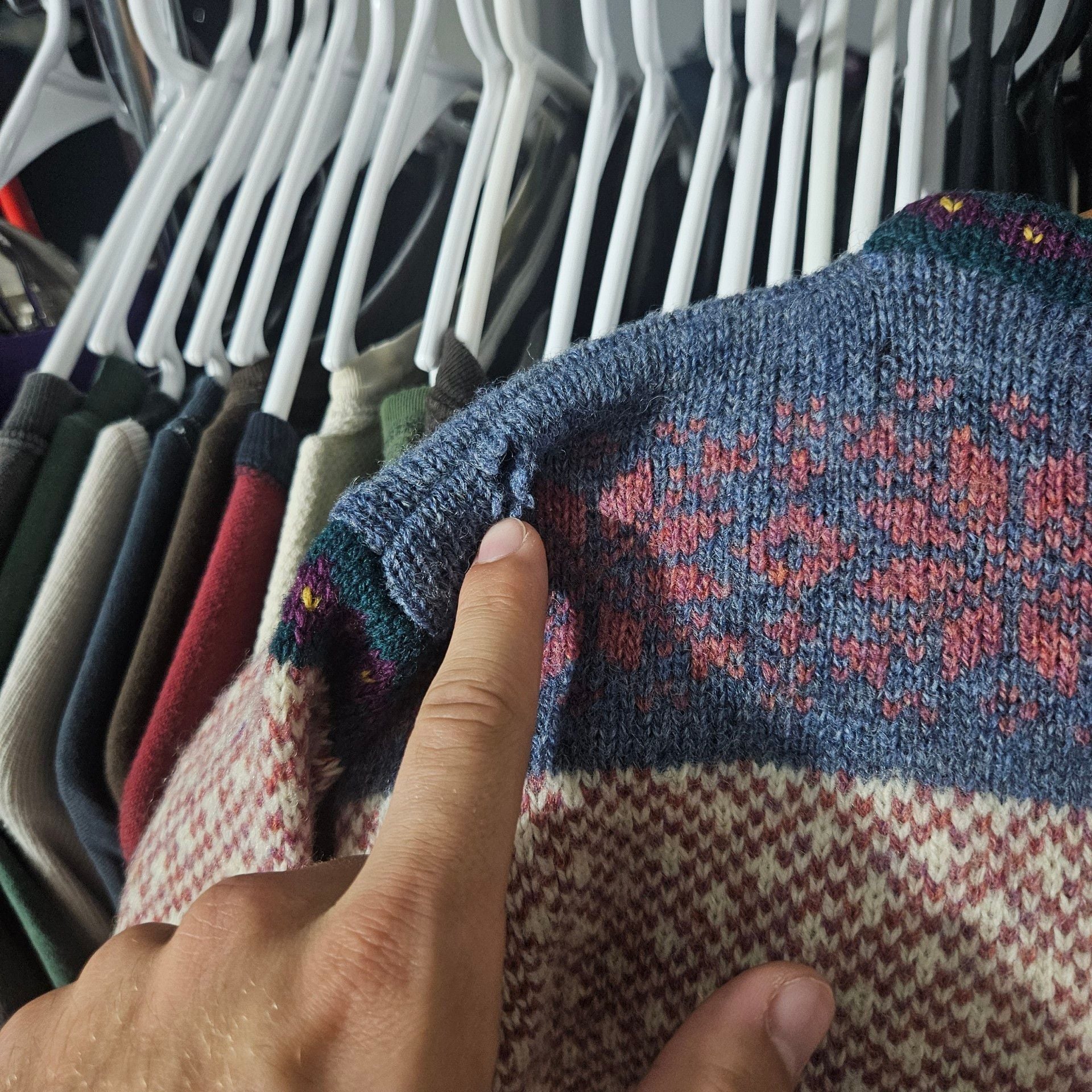 L.L. Bean Fair Isle Norwegian Sweater 8