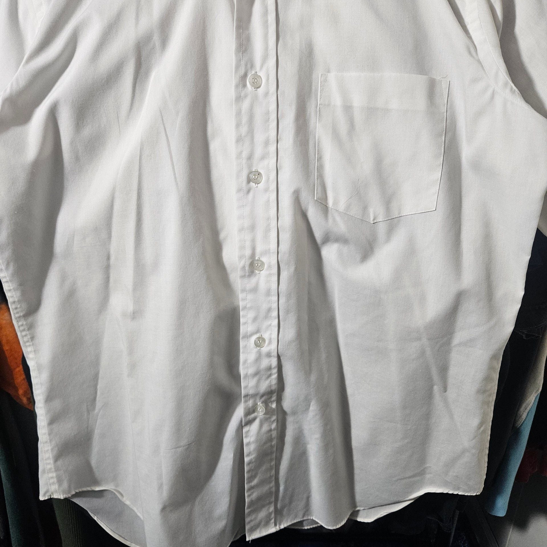 GIVENCHY for Chesa White Short Sleeve Button Down Shirt Made in Korea 3