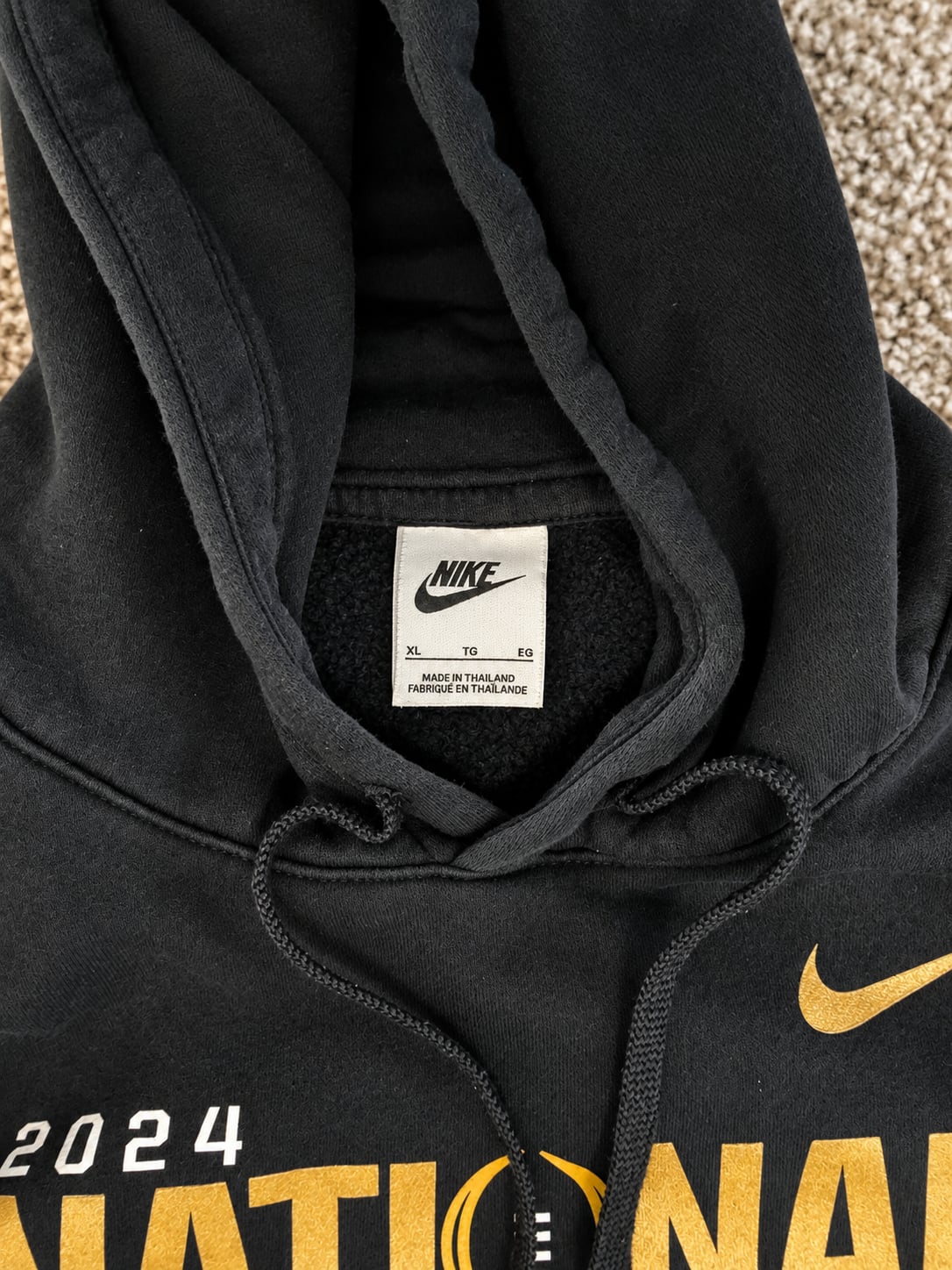 Nike Ohio State 2024 National Champs Hoodie Size XL 4