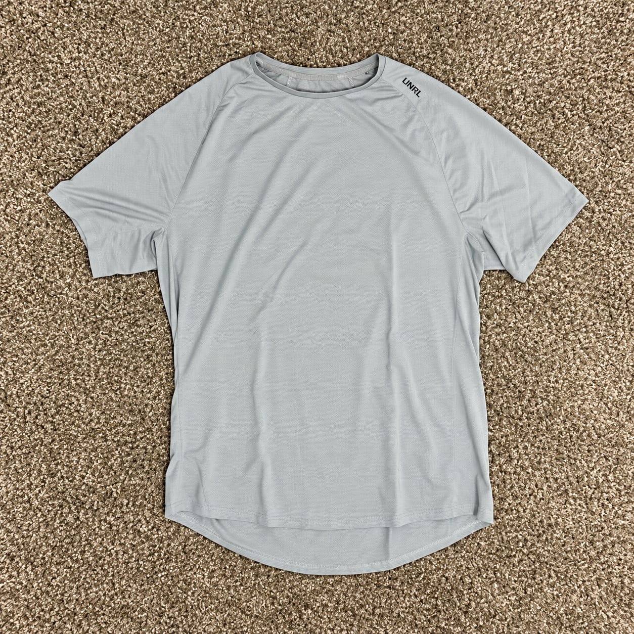 UNRL Streamline T-Shirt Size L Gray Athletic Short Sleeve 2