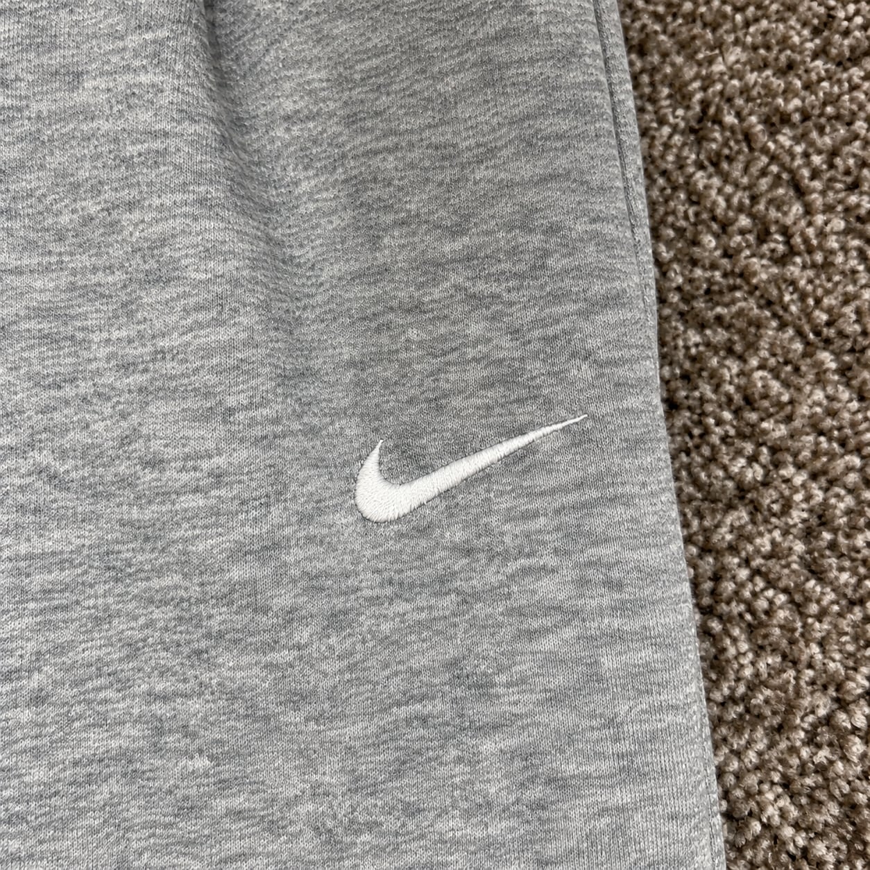 Nike Sweatpants Size M Gray Fleece Joggers 4