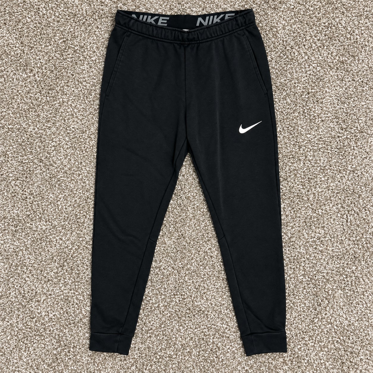 Nike Dri-FIT Pants Size M Black Athletic Joggers 2
