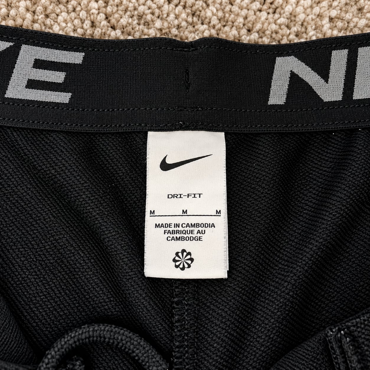 Nike Dri-FIT Pants Size M Black Athletic Joggers 5