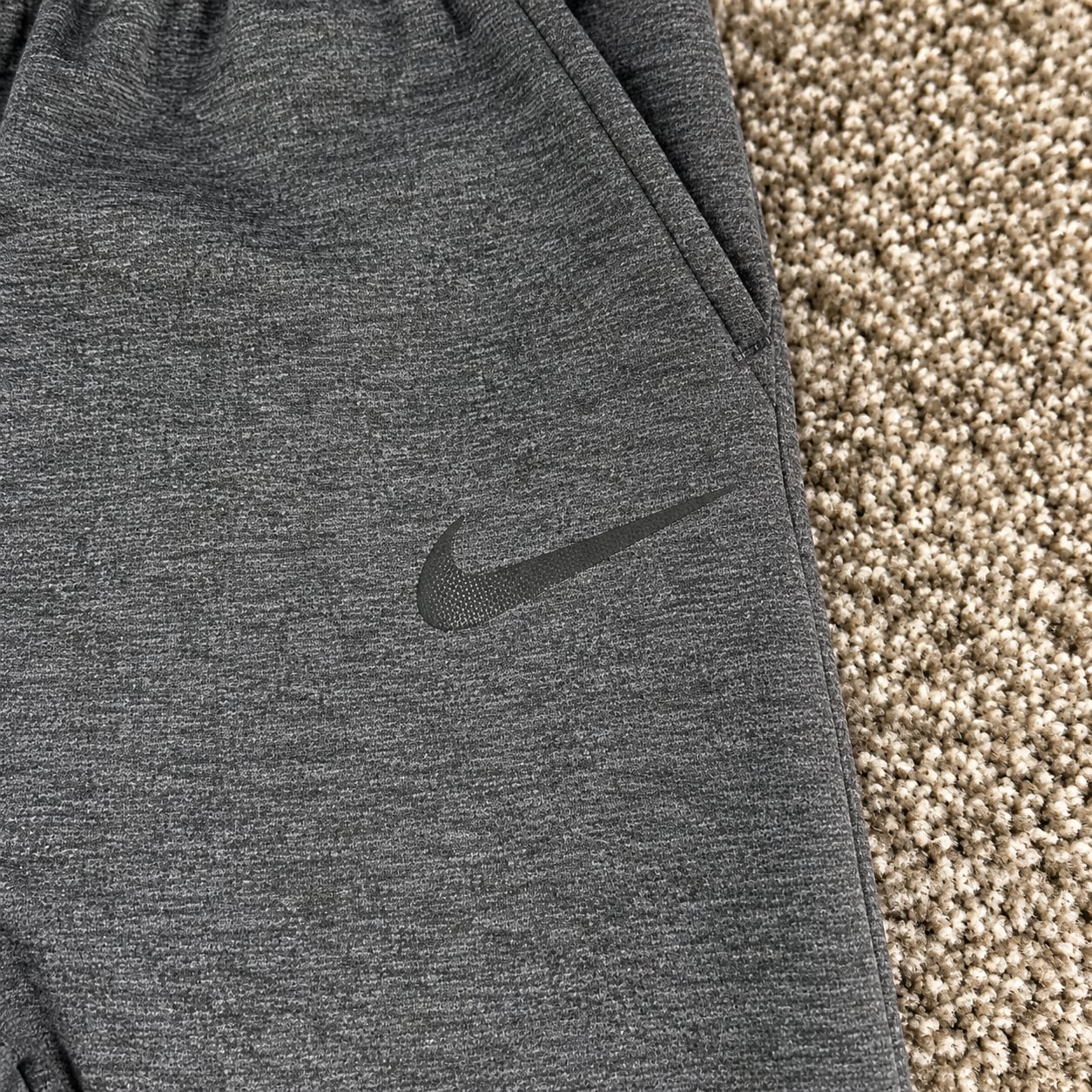 Nike Dri-FIT Tapered Sweatpants Size M Dark Gray 4