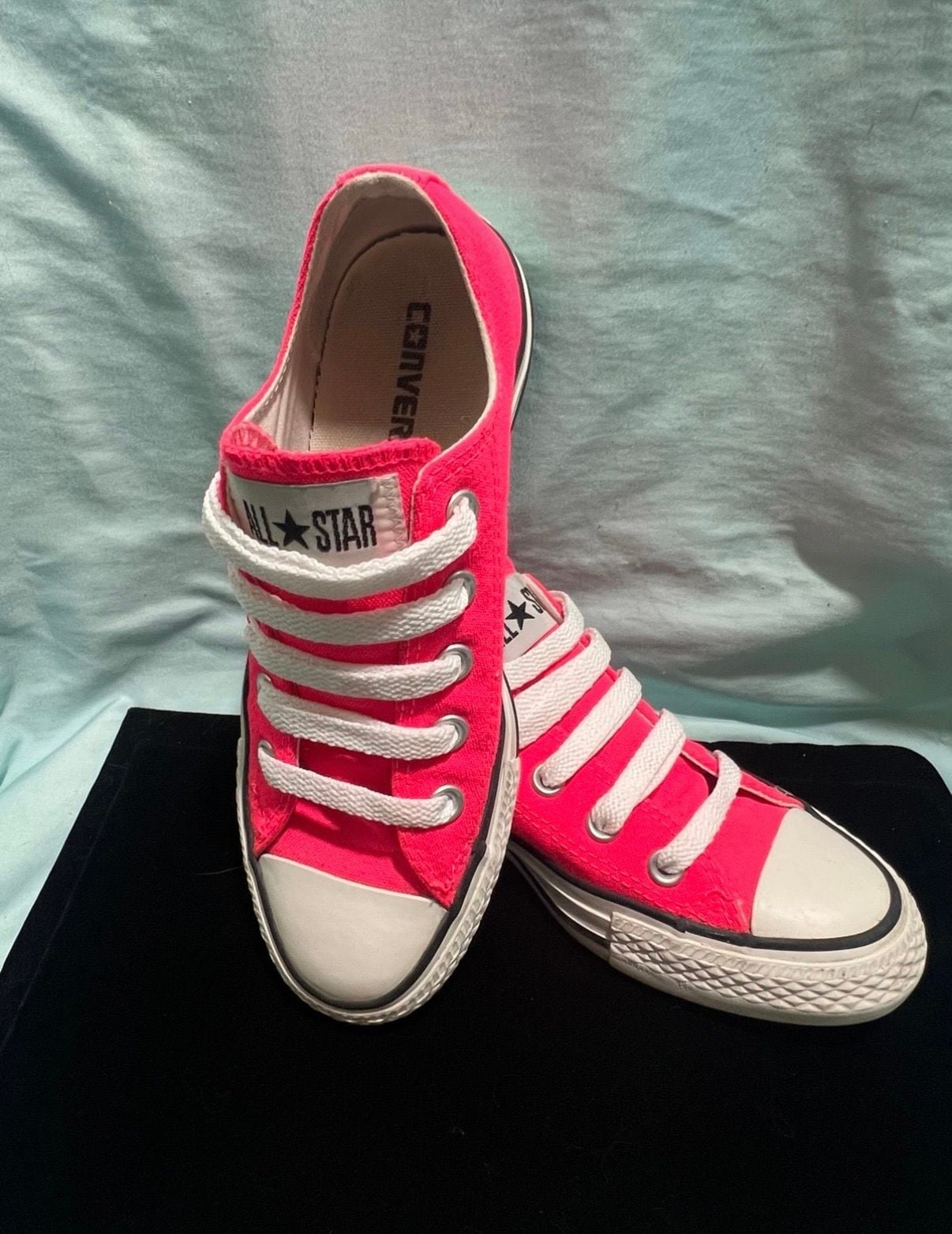 Converse All Star Low Sneakers Size 4 Pink 2