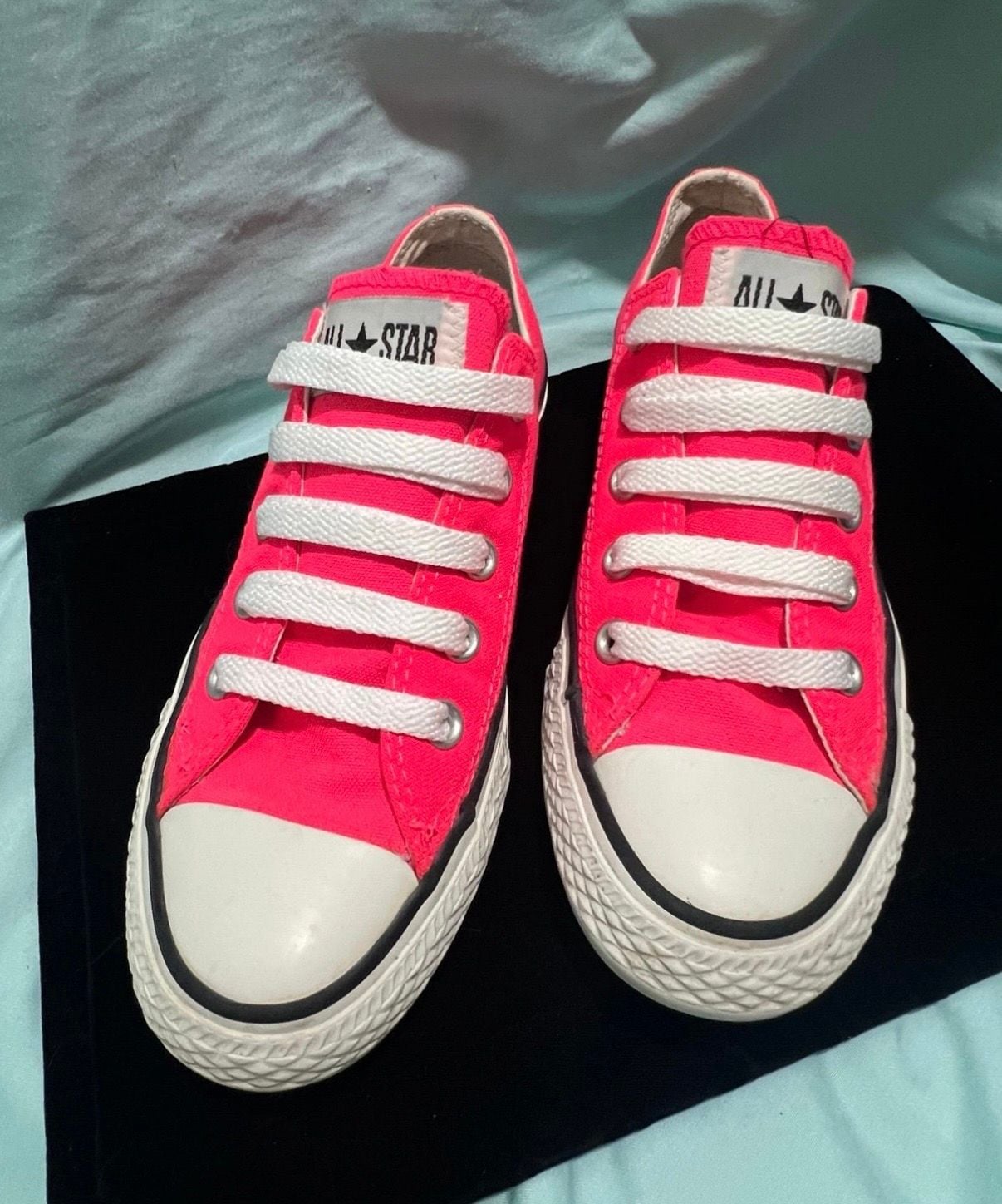 Converse All Star Low Sneakers Size 4 Pink 3