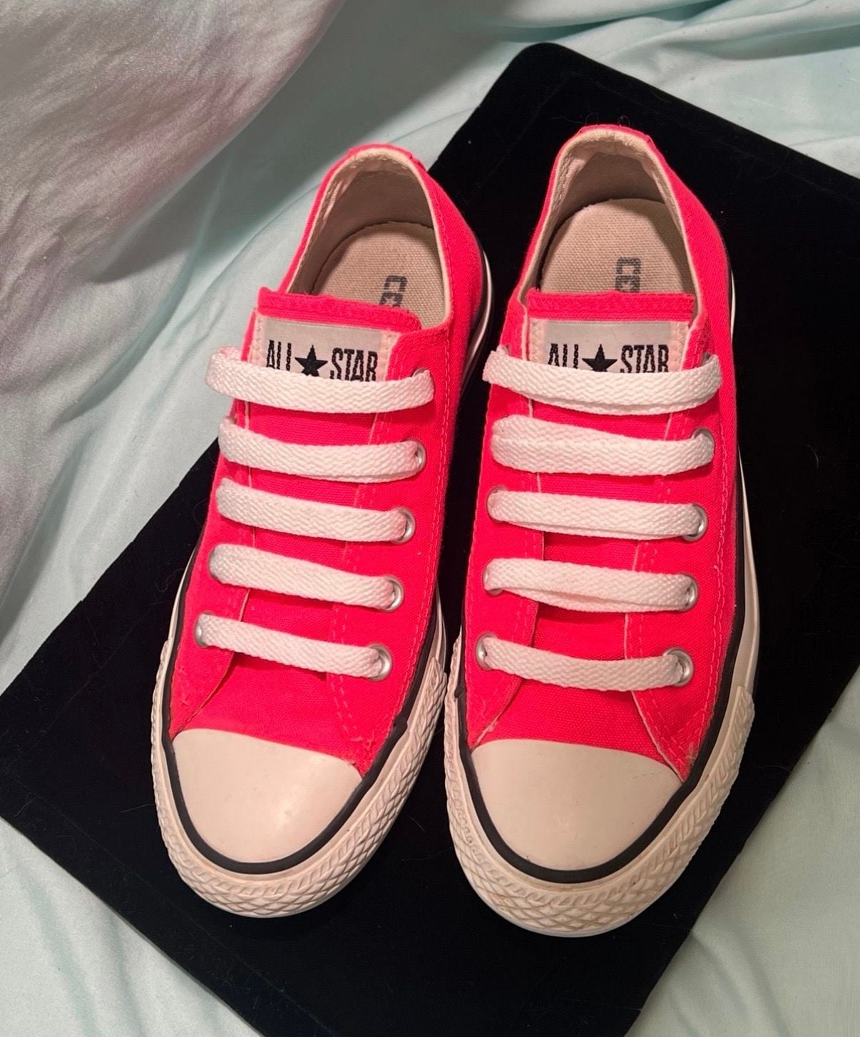 Converse All Star Low Sneakers Size 4 Pink 7