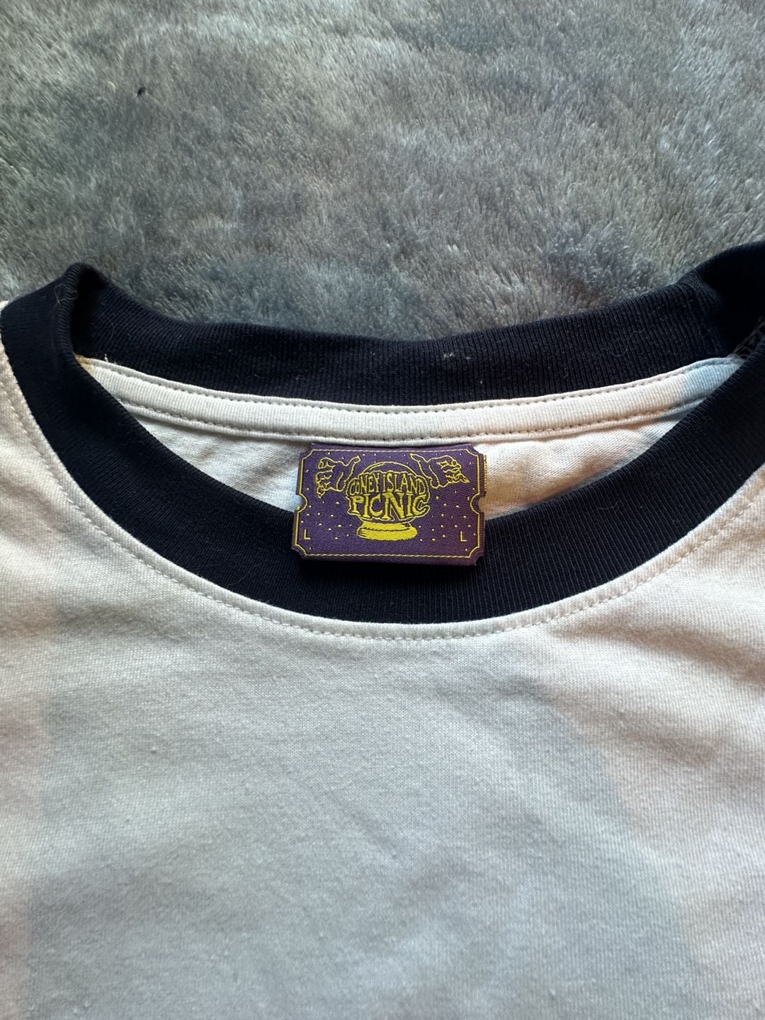 Coney Island Picnic Coney Island Is For Lovers Ringer T-Shirt Size L 3