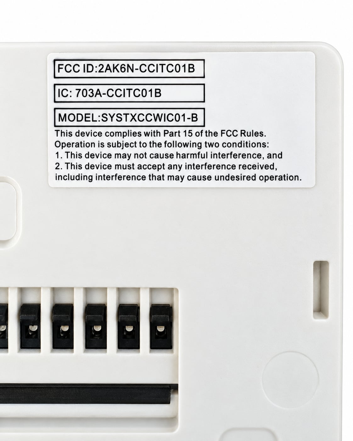 Carrier Infinity Touch Control Thermostat SYSTXCCWIC01-B White 3