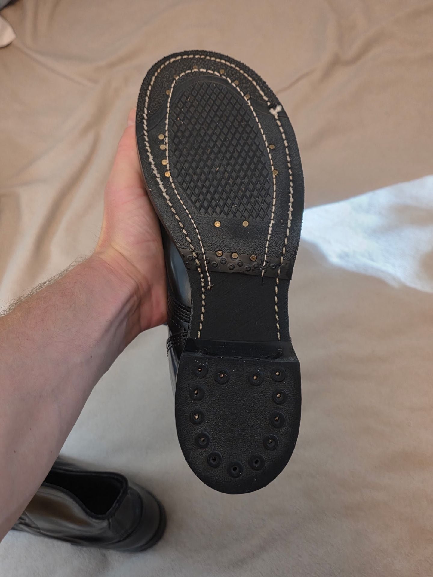Corcoran Jump Boots Size 10 Black Leather 8