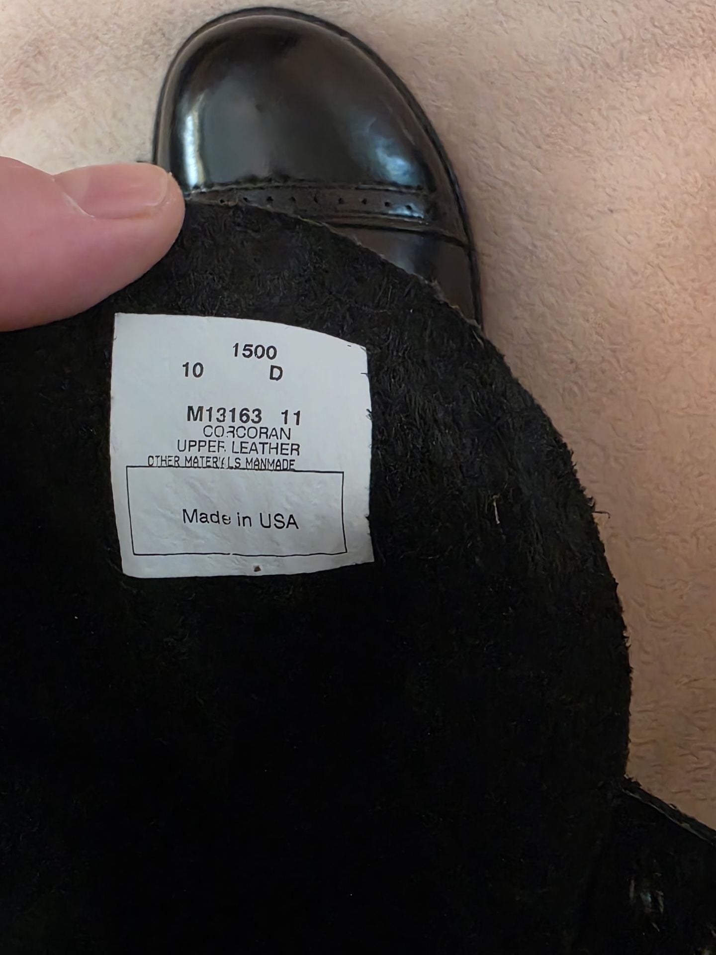 Corcoran Jump Boots Size 10 Black Leather 10