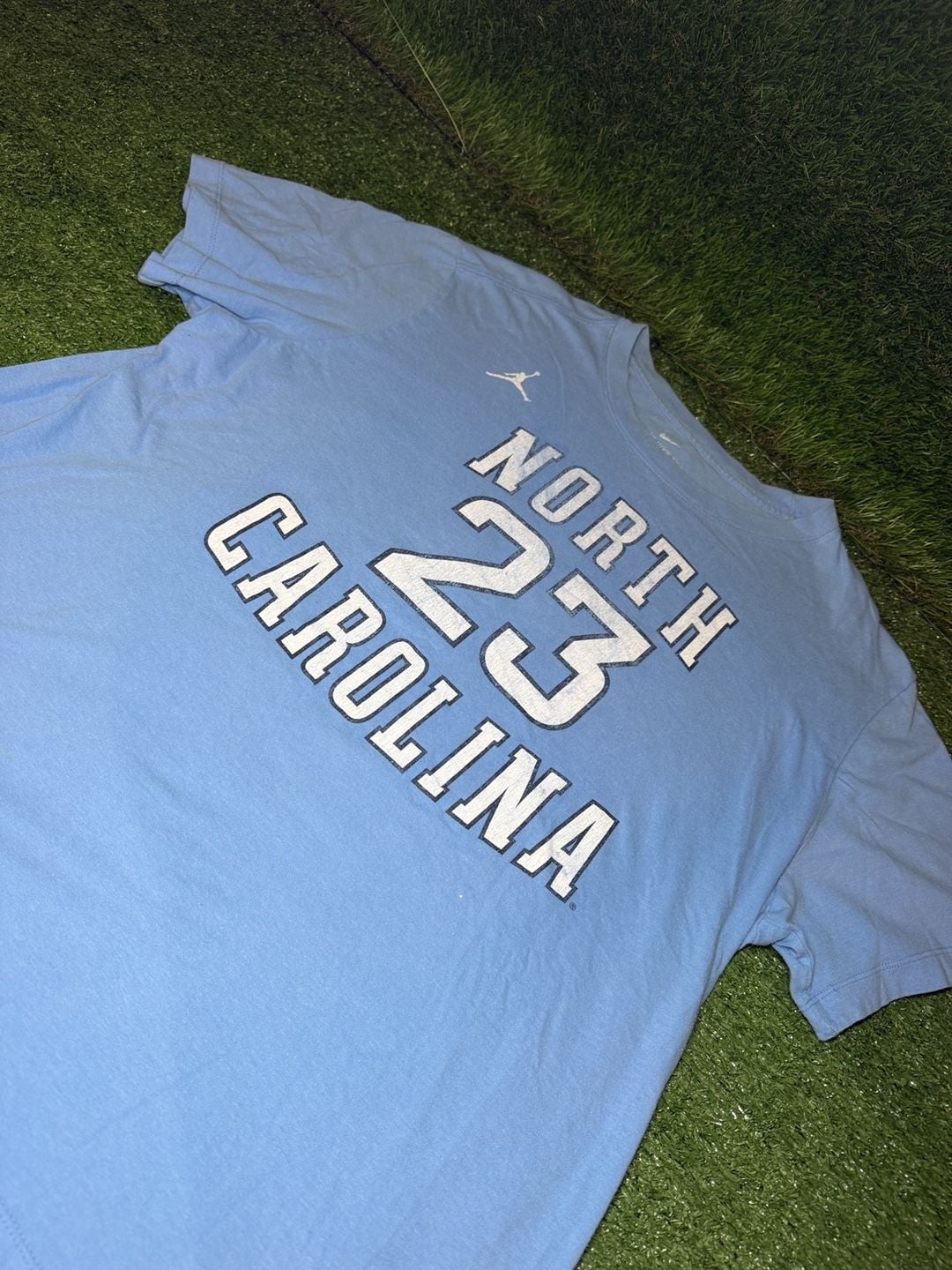 Jordan North Carolina 23 T-Shirt Size L Blue 3
