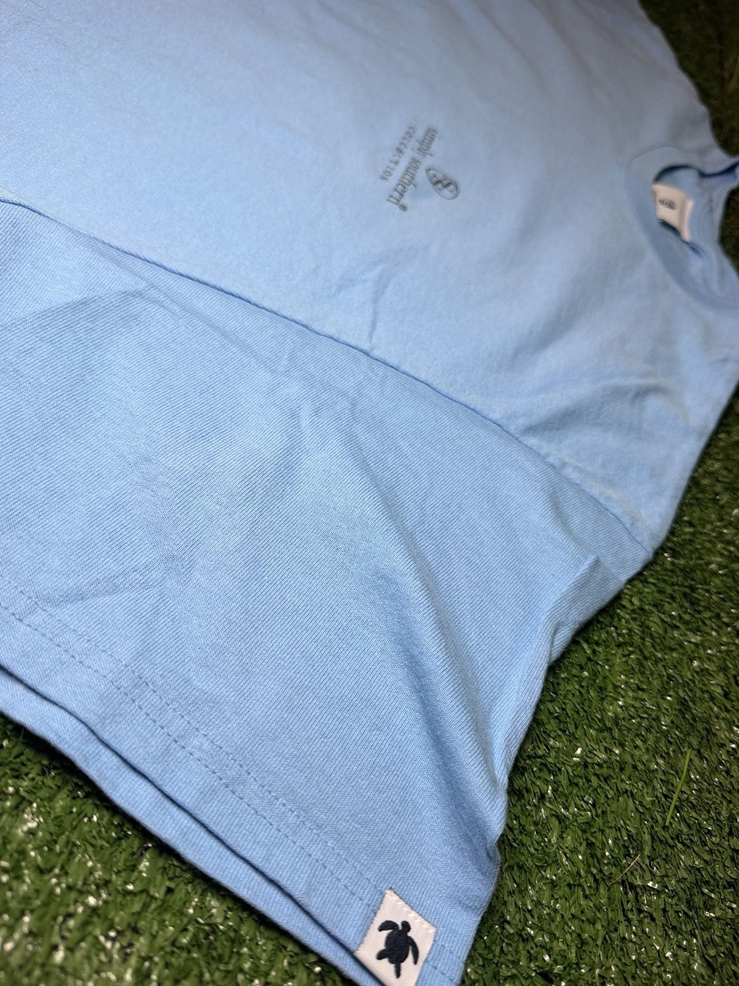 Simply Southern Good Ol Boys T-Shirt XL Light Blue Graphic Dog 3