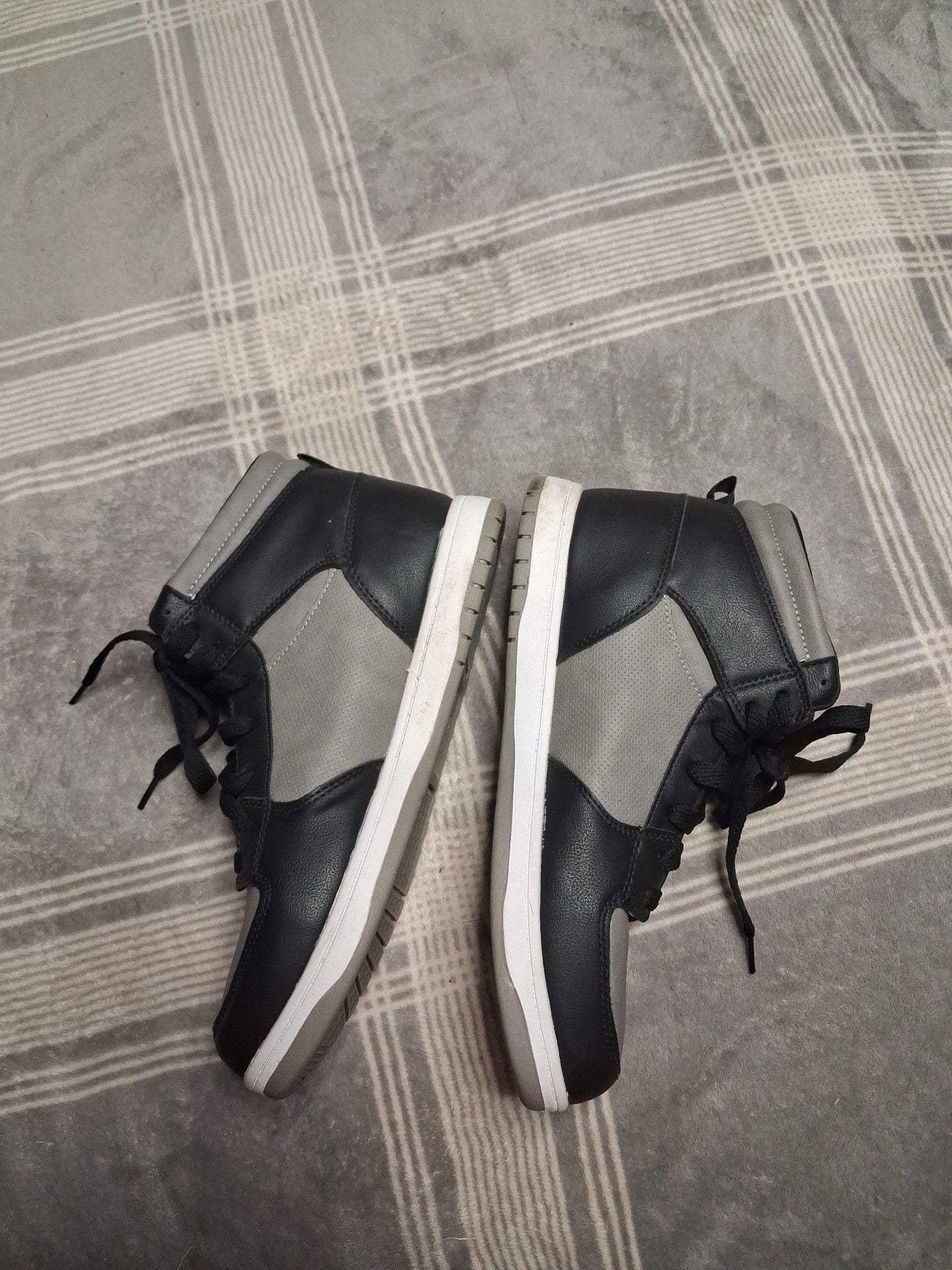 FUBU Black Gray High Top Sneakers 5