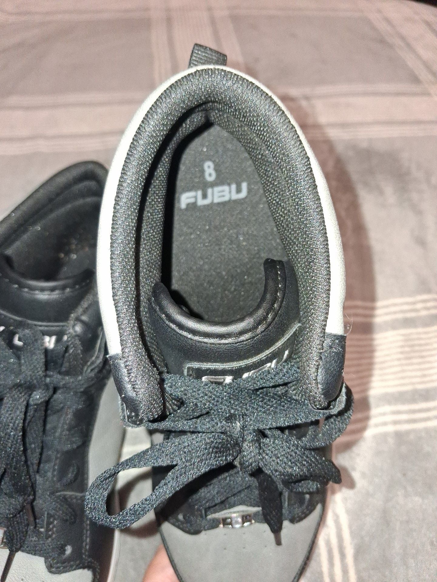 FUBU Black Gray High Top Sneakers 11