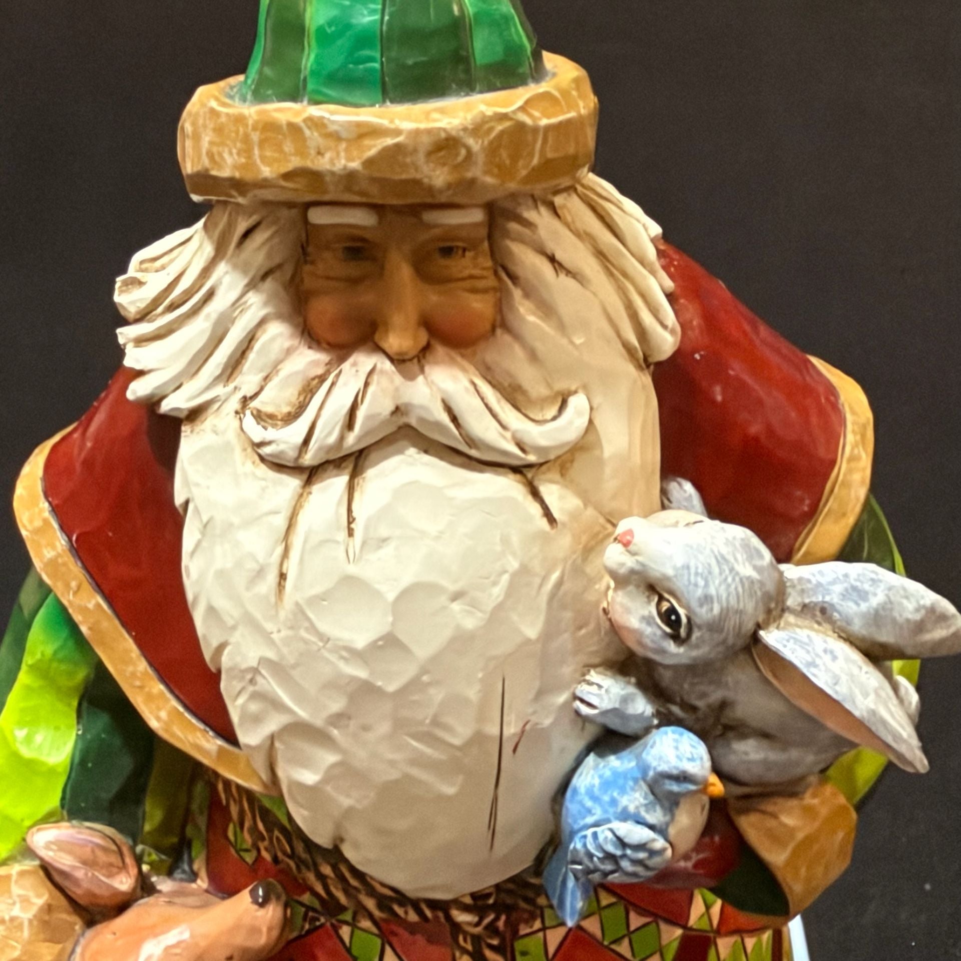 Jim Shore Heartwood Creek Woodland Christmas Santa Figurine 2006 2