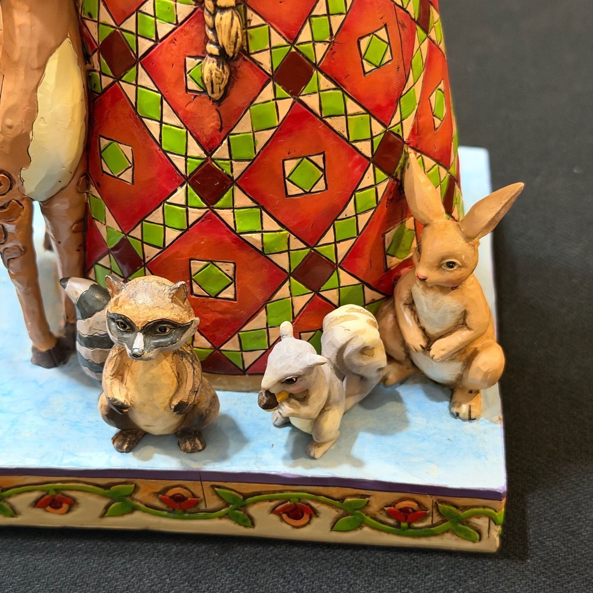 Jim Shore Heartwood Creek Woodland Christmas Santa Figurine 2006 4