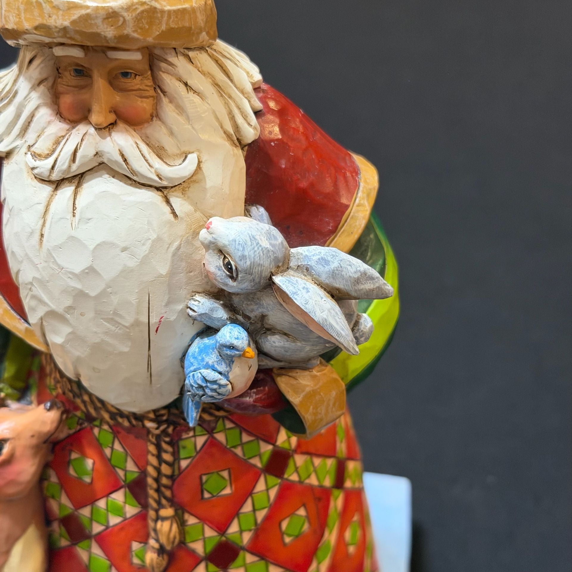 Jim Shore Heartwood Creek Woodland Christmas Santa Figurine 2006 5
