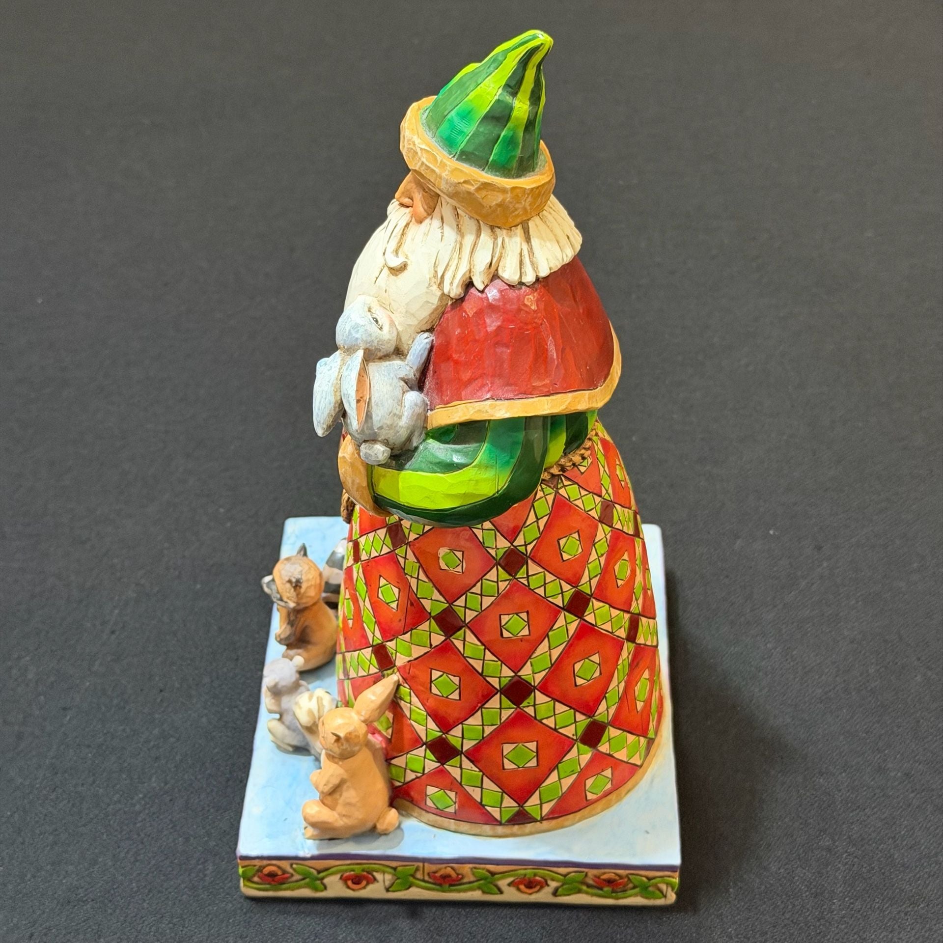 Jim Shore Heartwood Creek Woodland Christmas Santa Figurine 2006 6