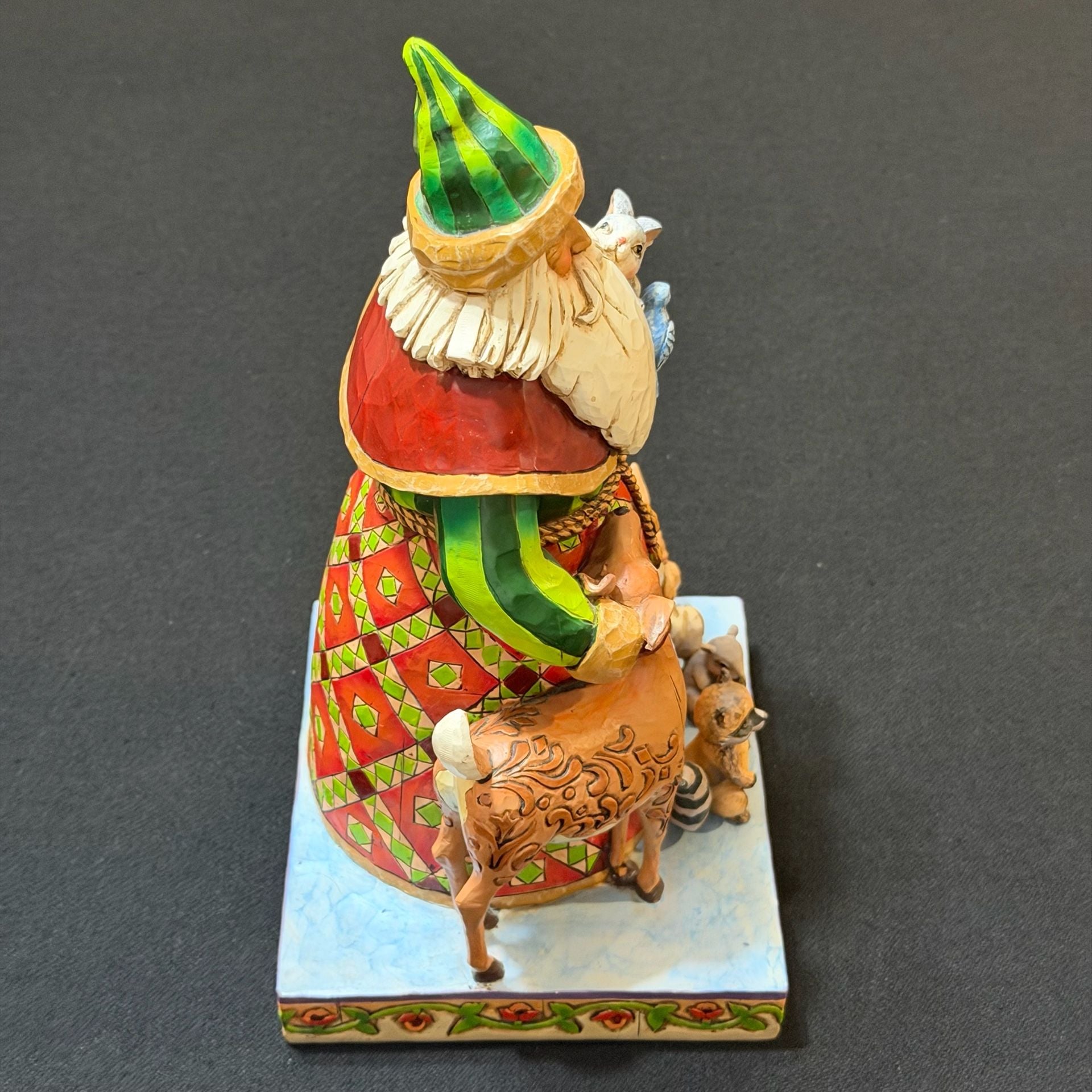 Jim Shore Heartwood Creek Woodland Christmas Santa Figurine 2006 8