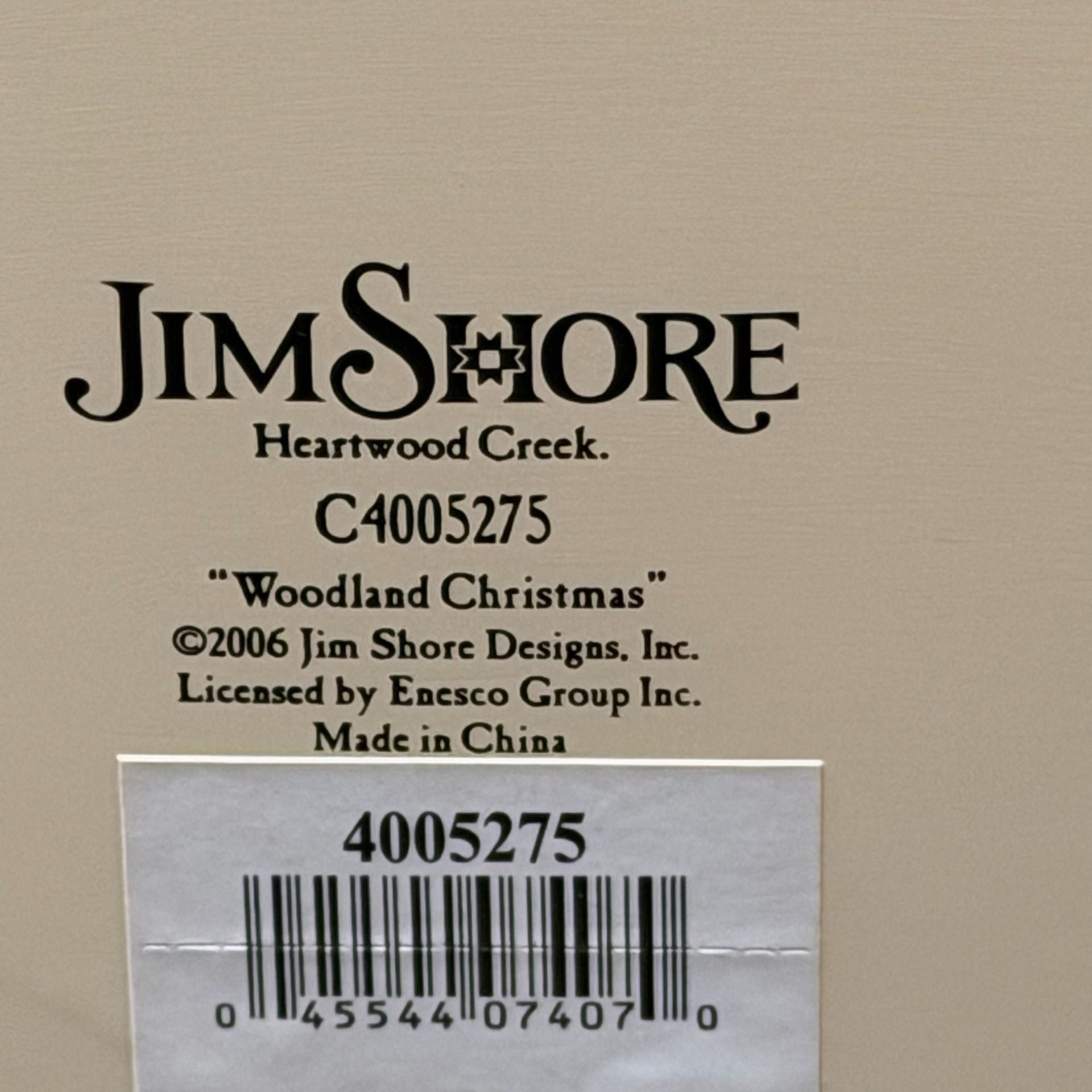 Jim Shore Heartwood Creek Woodland Christmas Santa Figurine 2006 10