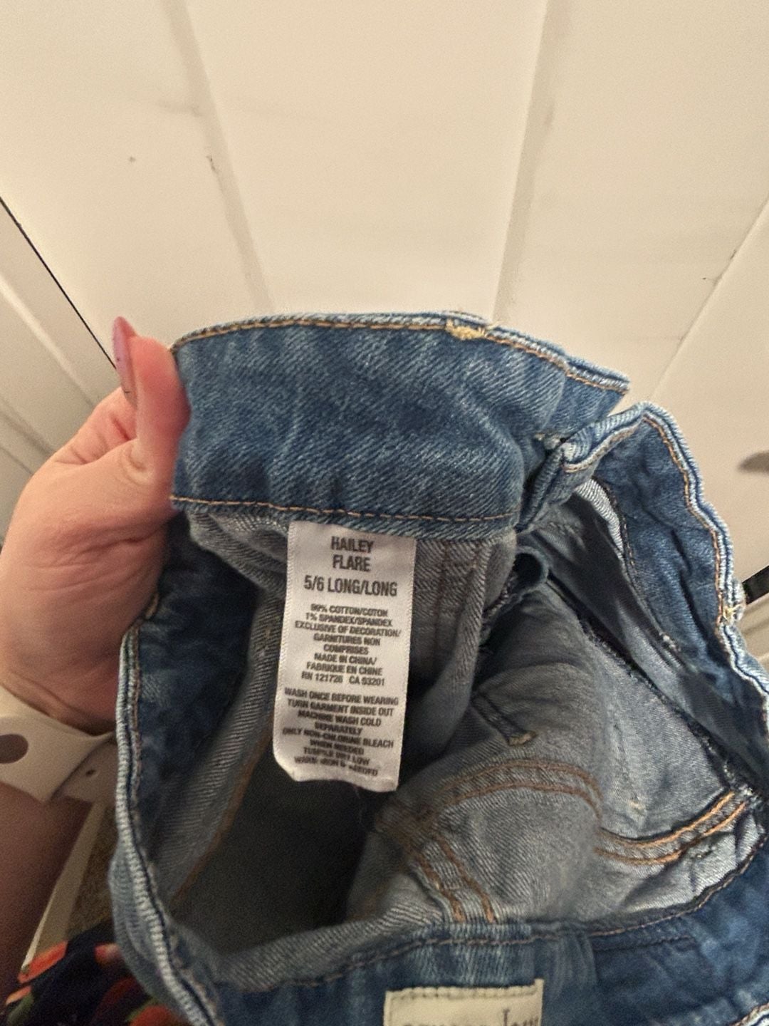 Aeropostale Blue Denim Jeans Size 5/6 Long 9