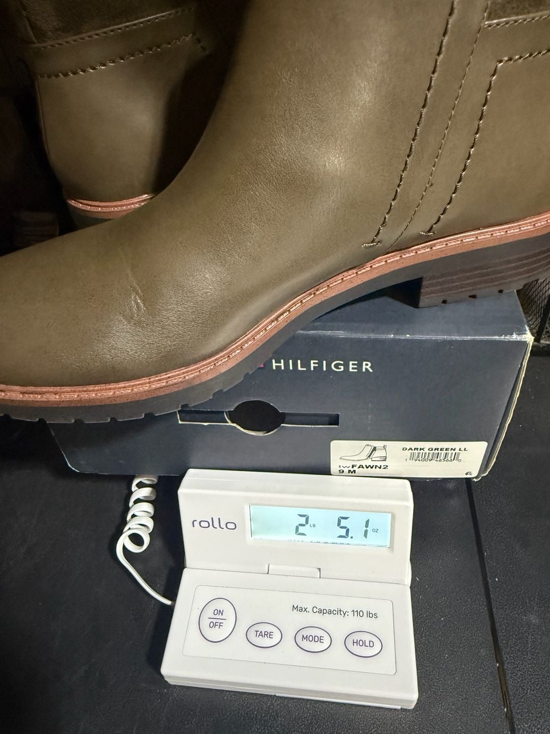 Tommy Hilfiger Fawn2 Bootie Size 9M Dark Green 14